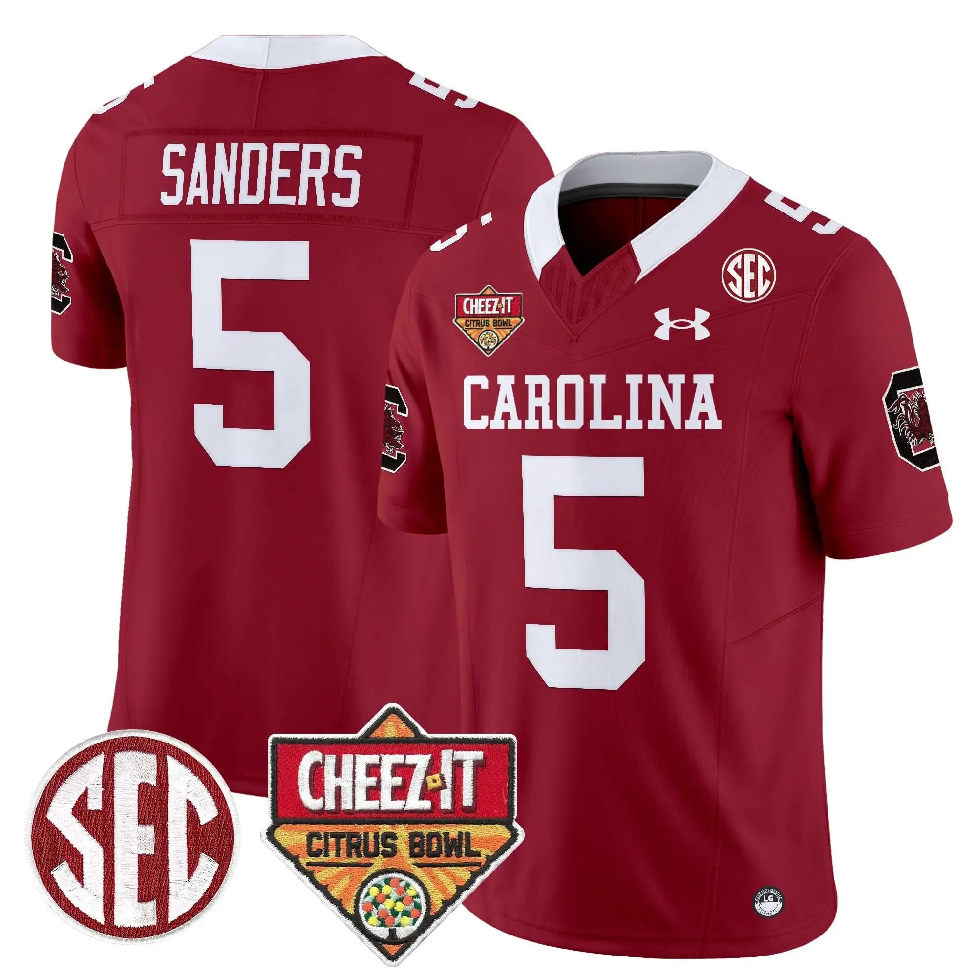 Men South Carolina Gamecocks 1980 Throwback Cheez-It Citrus Bowl Patch Vapor Limited Jersey