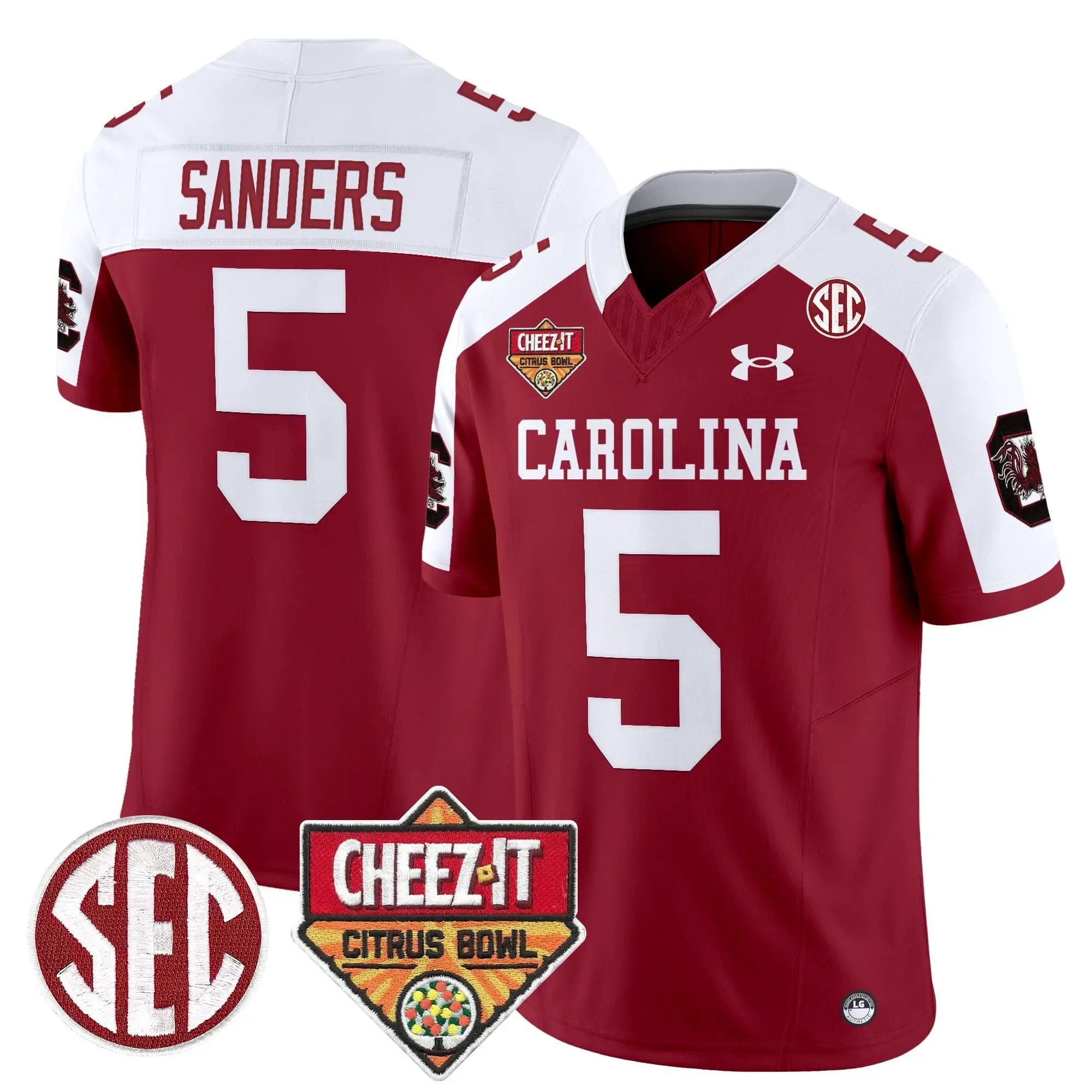 Men South Carolina Gamecocks 1980 Throwback Cheez-It Citrus Bowl Patch Vapor Limited Jersey