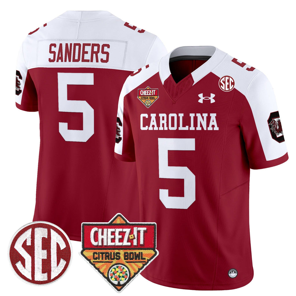 Men South Carolina Gamecocks 1980 Throwback Cheez-It Citrus Bowl Patch Vapor Limited Jersey - All Stitched