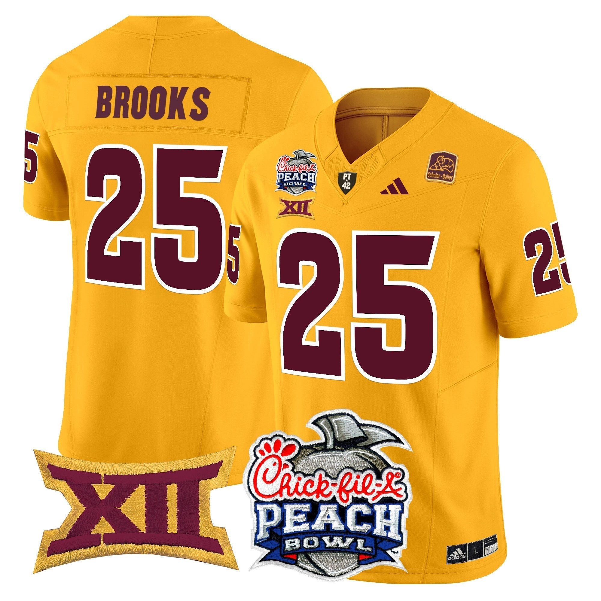 Men Arizona State Sun Devils 2025 Peach Bowl Vapor Limited Jersey - All Stitched