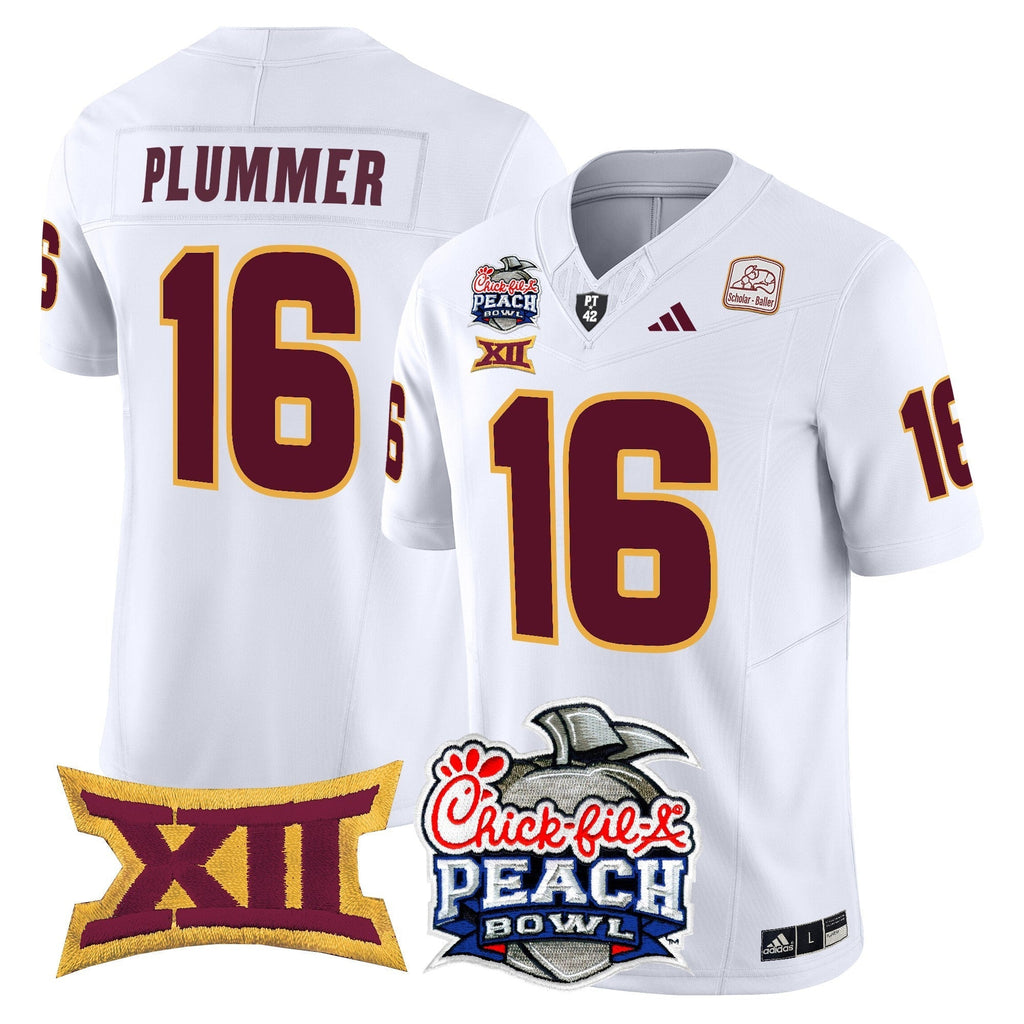 Men Arizona State Sun Devils 2025 Peach Bowl Vapor Limited Jersey - All Stitched