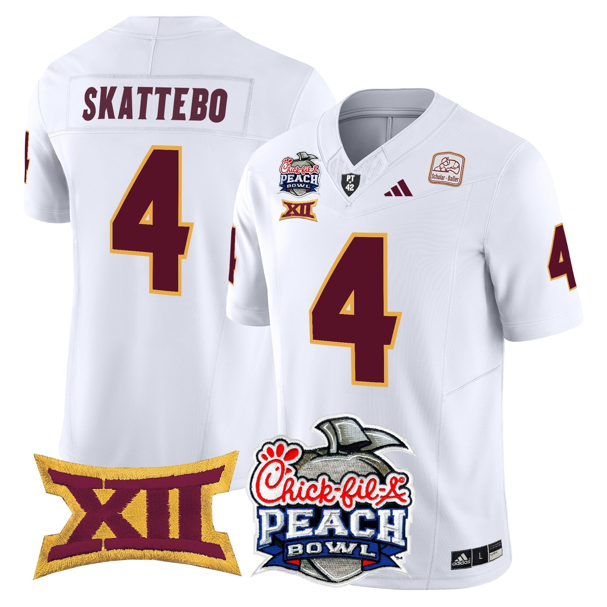 Men Arizona State Sun Devils 2025 Peach Bowl Vapor Limited Jersey - All Stitched
