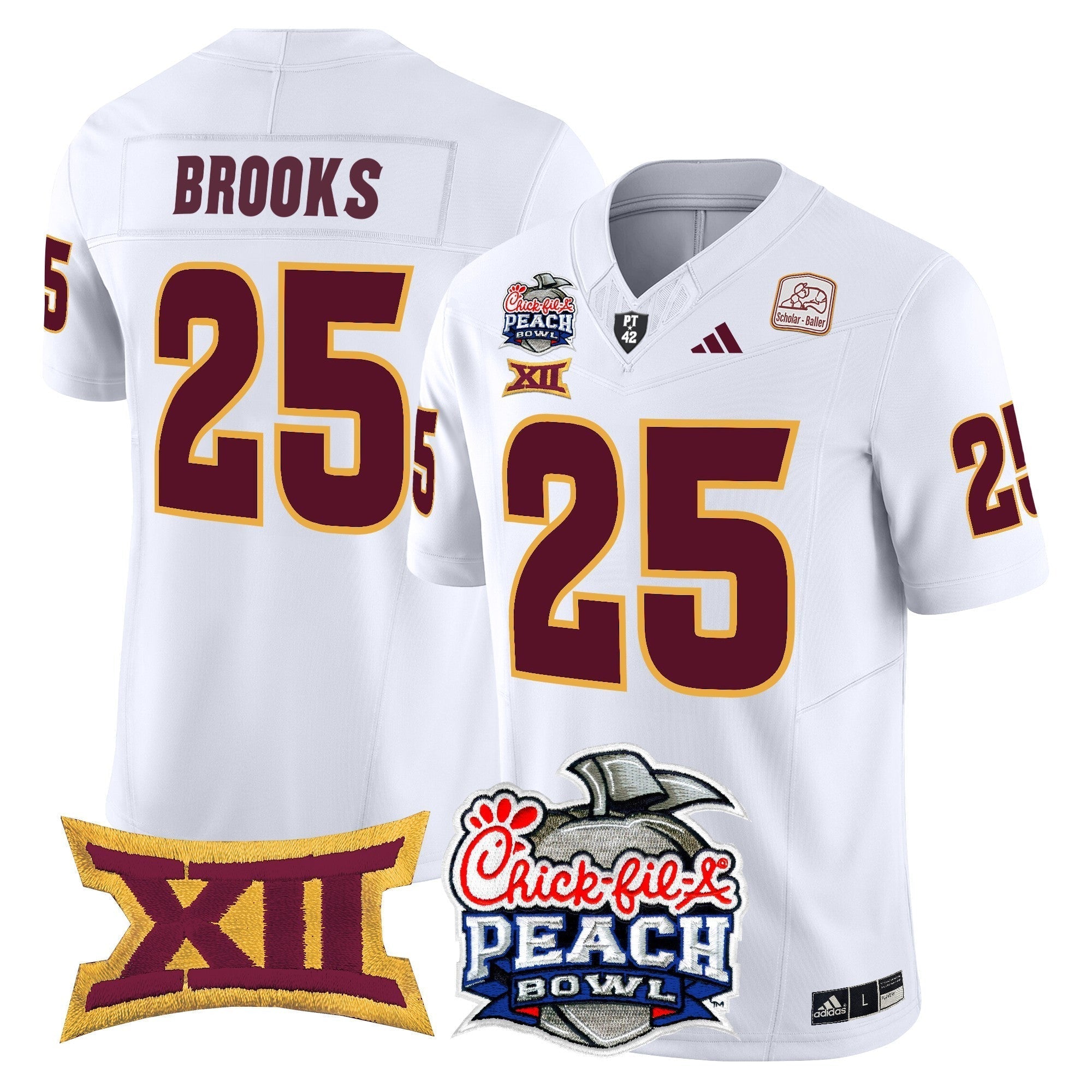 Men Arizona State Sun Devils 2025 Peach Bowl Vapor Limited Jersey - All Stitched