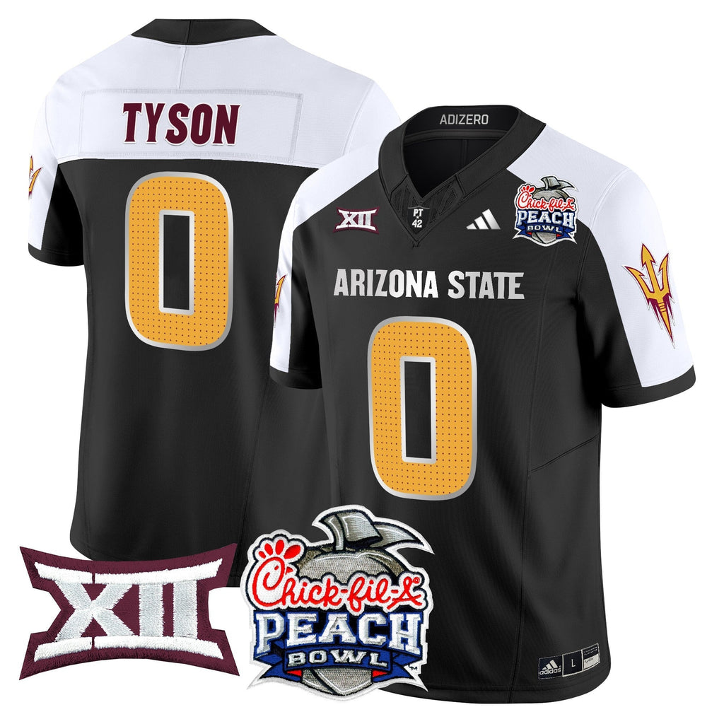 Men Arizona State Sun Devils 2025 Peach Bowl Vapor Limited Jersey - All Stitched