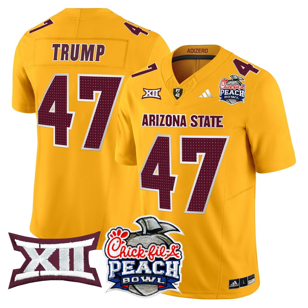 Men Arizona State Sun Devils 2025 Peach Bowl Vapor Limited Jersey - All Stitched