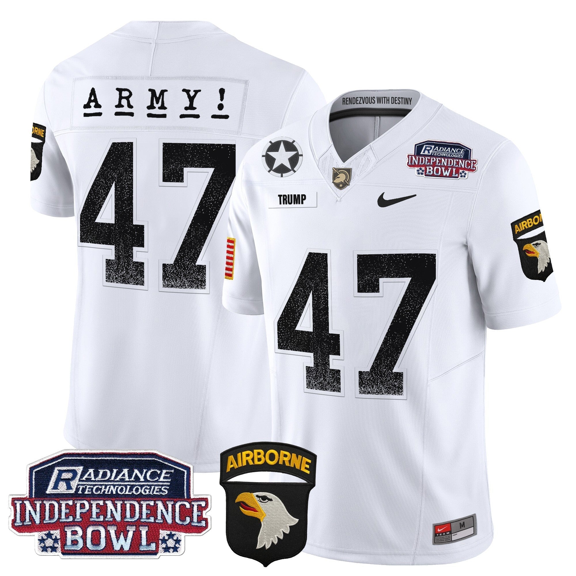 Men Army Black Knights Independence Bowl Patch 2024 Vapor Limited Jersey - All Stitched