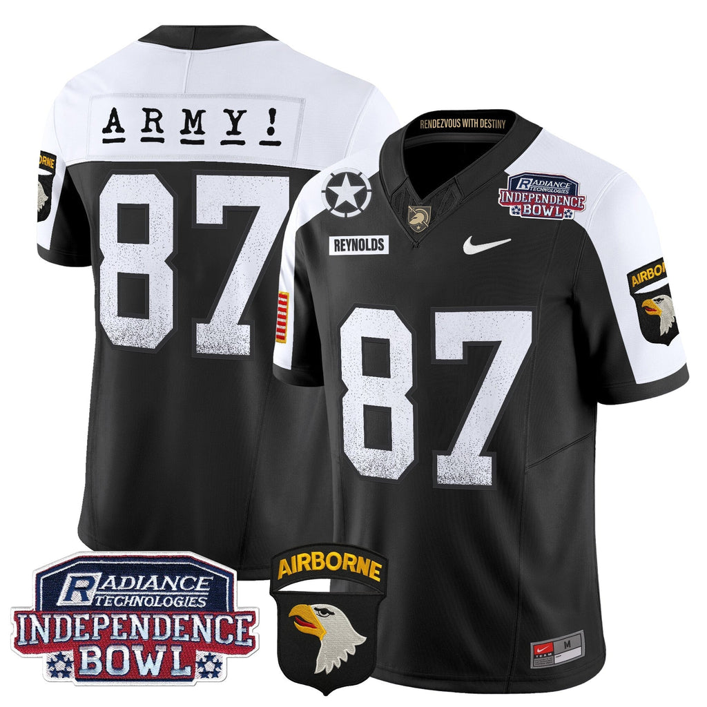 Men Army Black Knights Independence Bowl Patch 2024 Vapor Limited Jersey - All Stitched