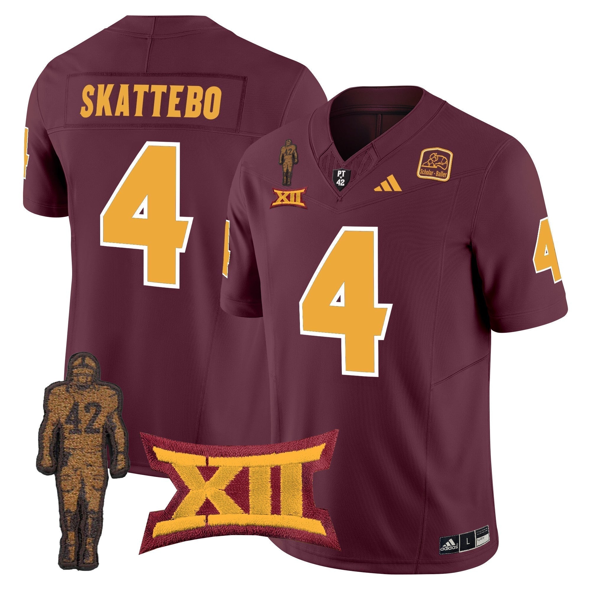 Men Arizona State Sun Devils 2024 Pat Tillman Honoring Patch Vapor Limited Jersey - All Stitched