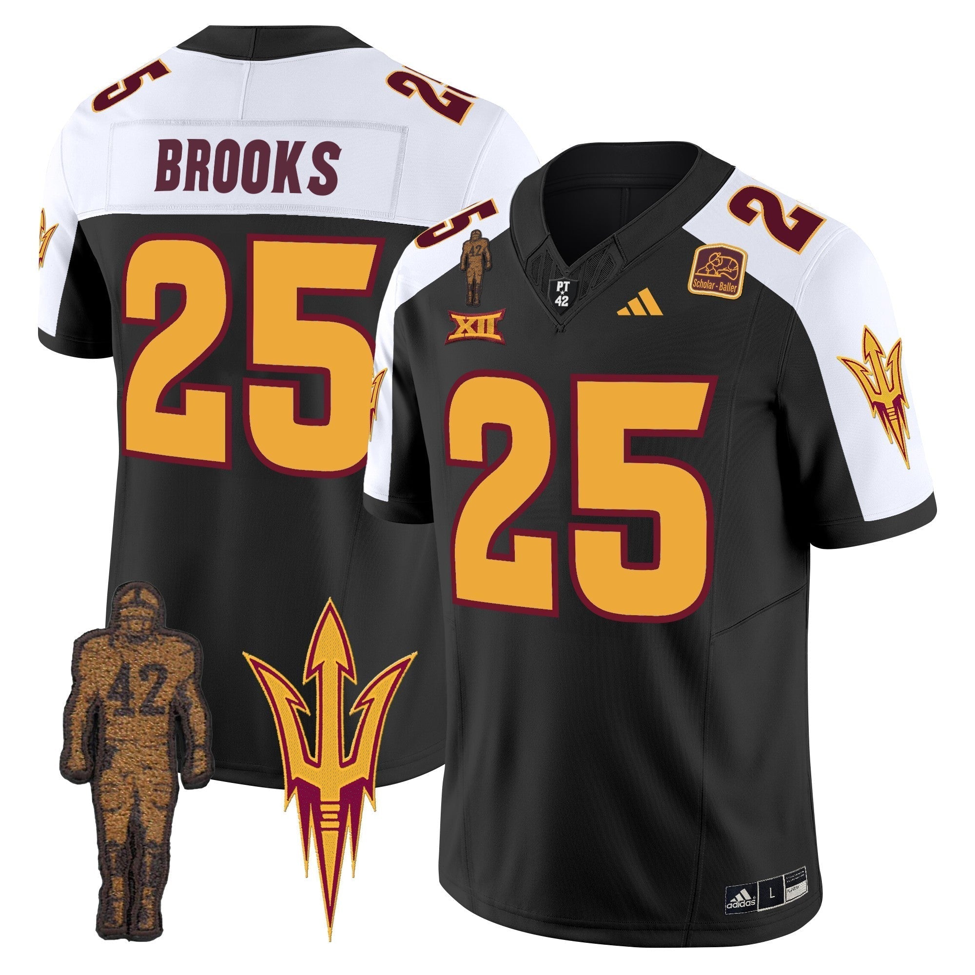 Men Arizona State Sun Devils 2024 Pat Tillman Honoring Patch Vapor Limited Jersey - All Stitched