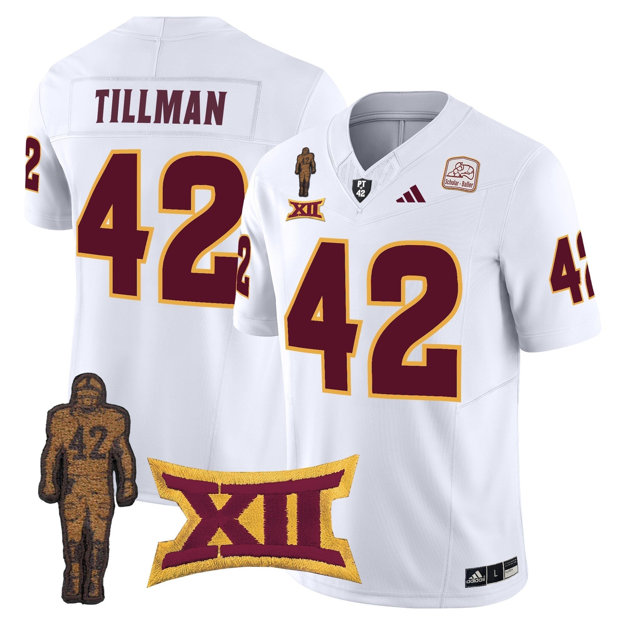 Men Arizona State Sun Devils 2024 Pat Tillman Honoring Patch Vapor Limited Jersey - All Stitched