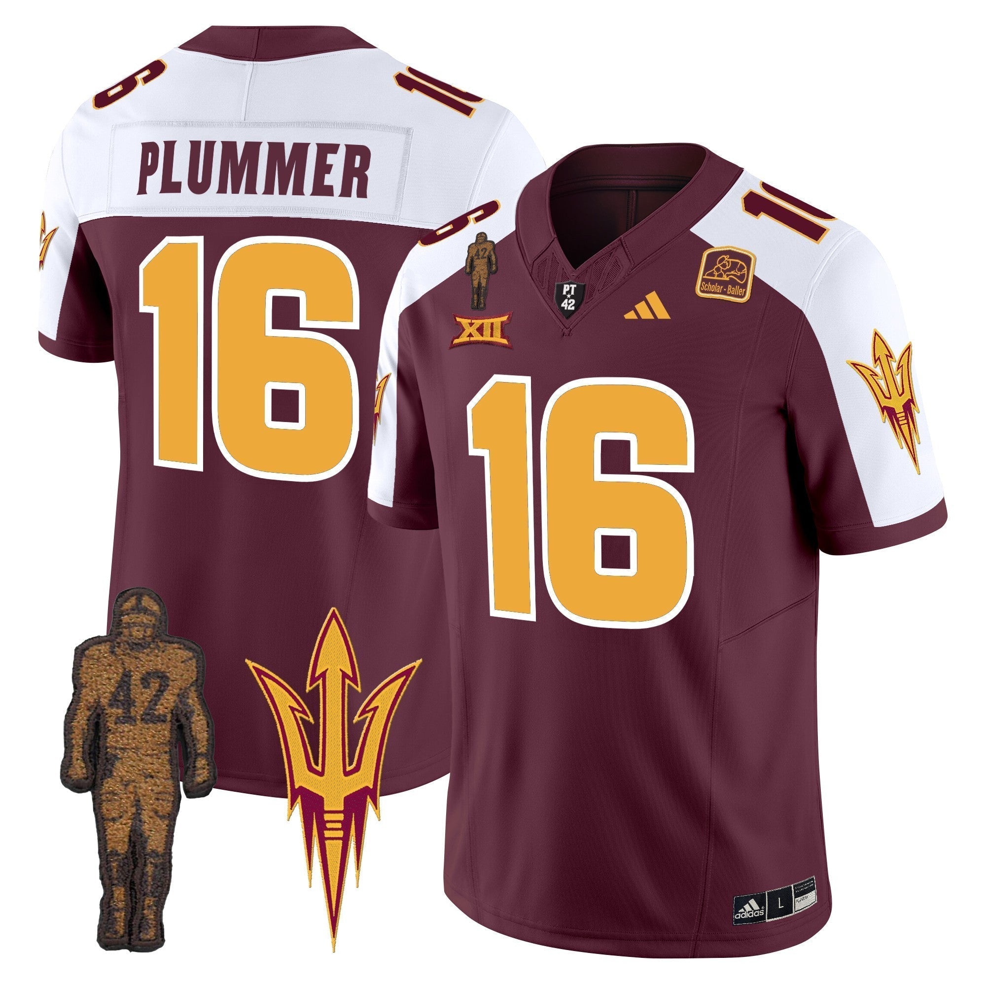 Men Arizona State Sun Devils 2024 Pat Tillman Honoring Patch Vapor Limited Jersey - All Stitched