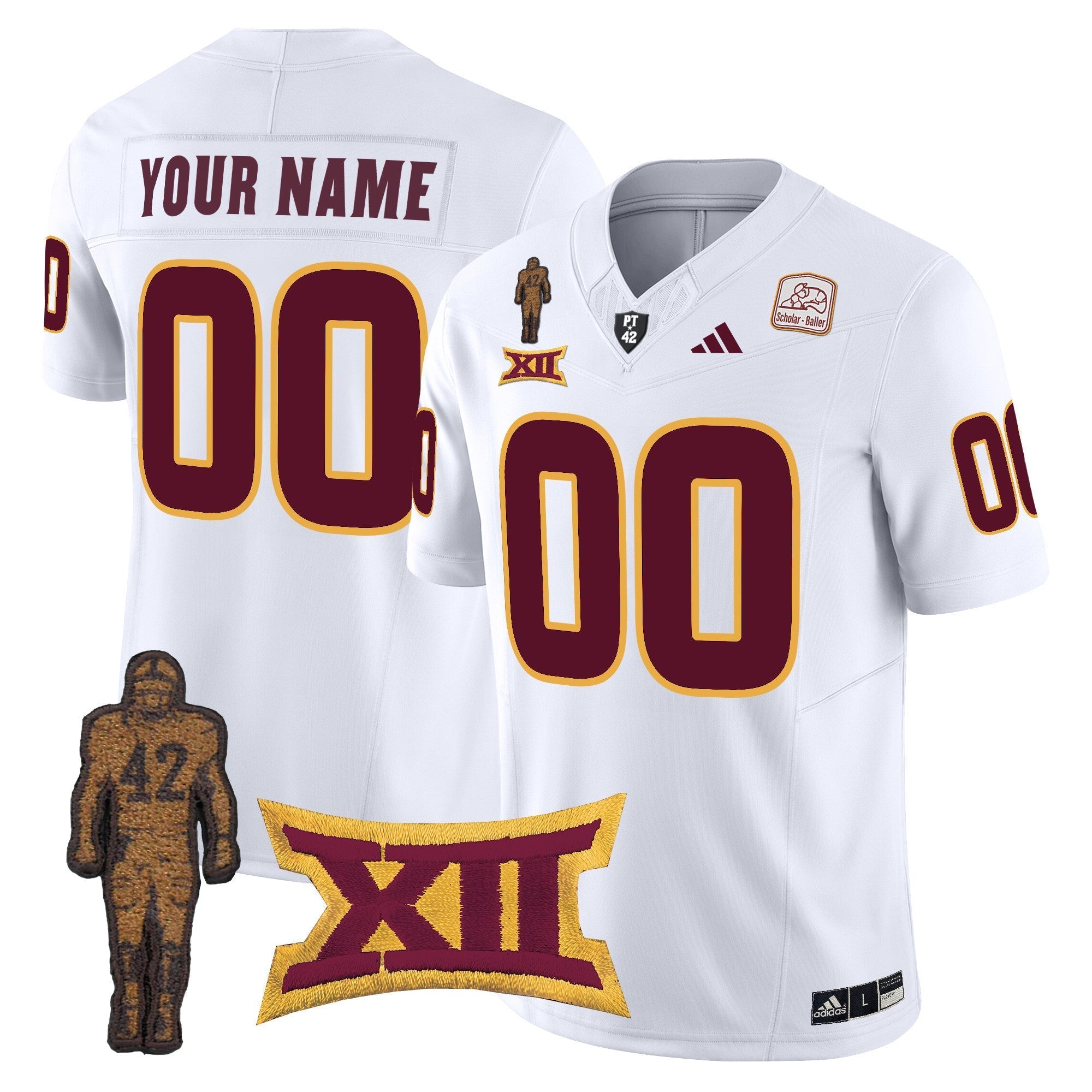 Custom Arizona State Sun Devils 2024 Pat Tillman Honoring Patch Vapor Limited Jersey - All Stitched