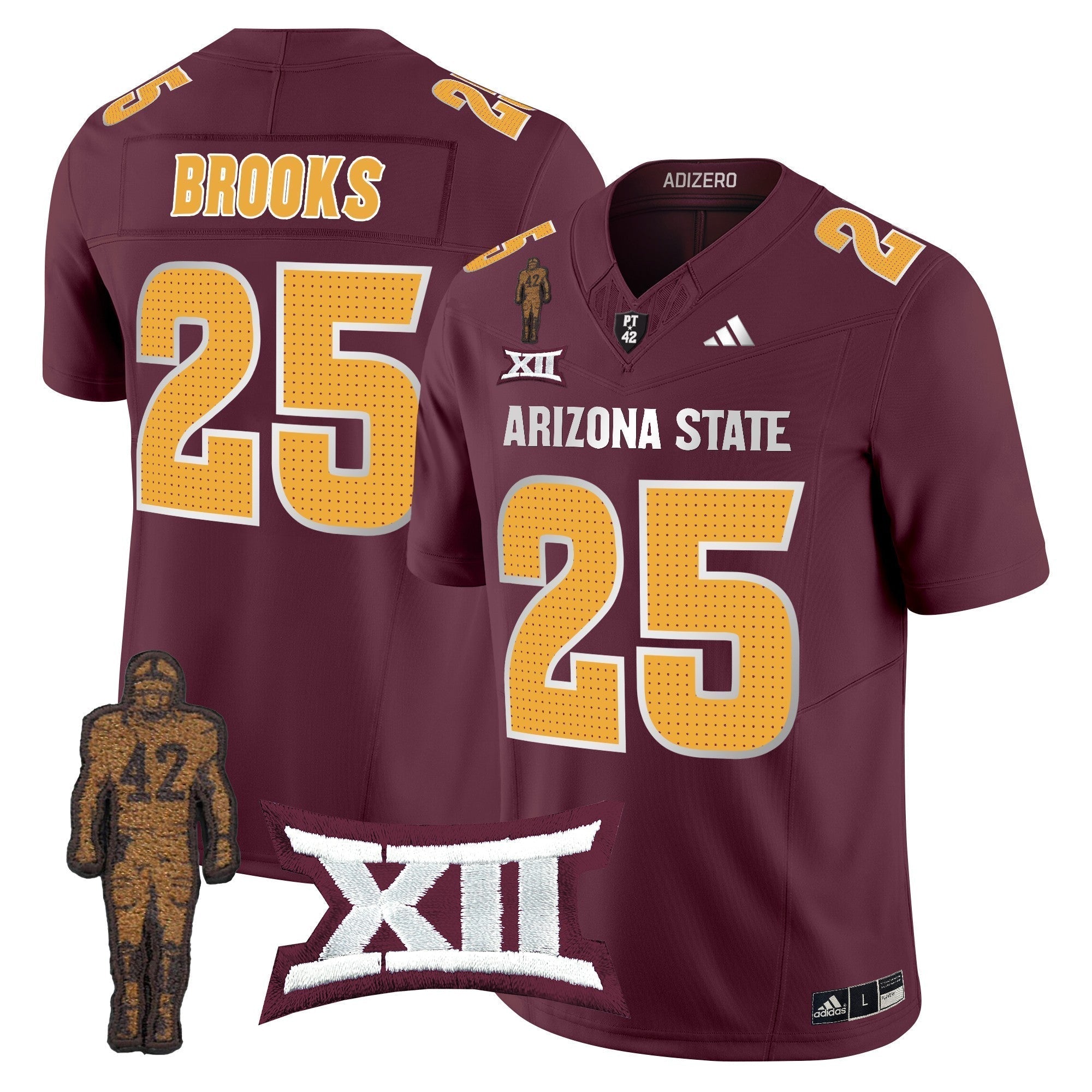 Men Arizona State Sun Devils 2024 Pat Tillman Honoring Patch Vapor Limited Jersey V2 - All Stitched