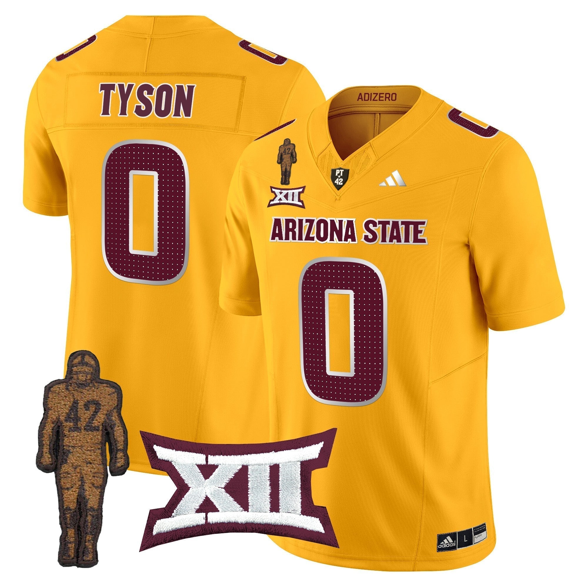 Men Arizona State Sun Devils 2024 Pat Tillman Honoring Patch Vapor Limited Jersey V2 - All Stitched