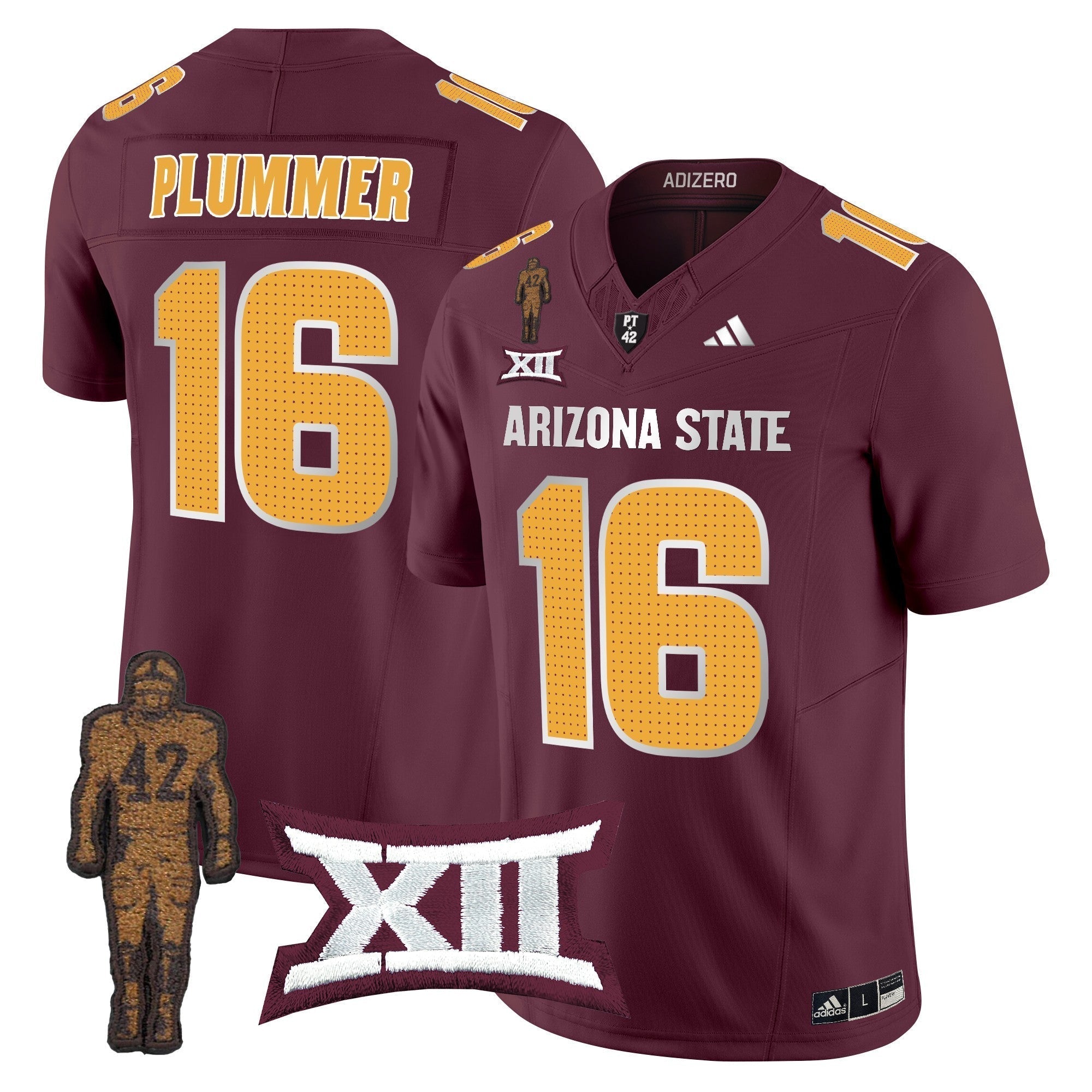 Men Arizona State Sun Devils 2024 Pat Tillman Honoring Patch Vapor Limited Jersey V2 - All Stitched