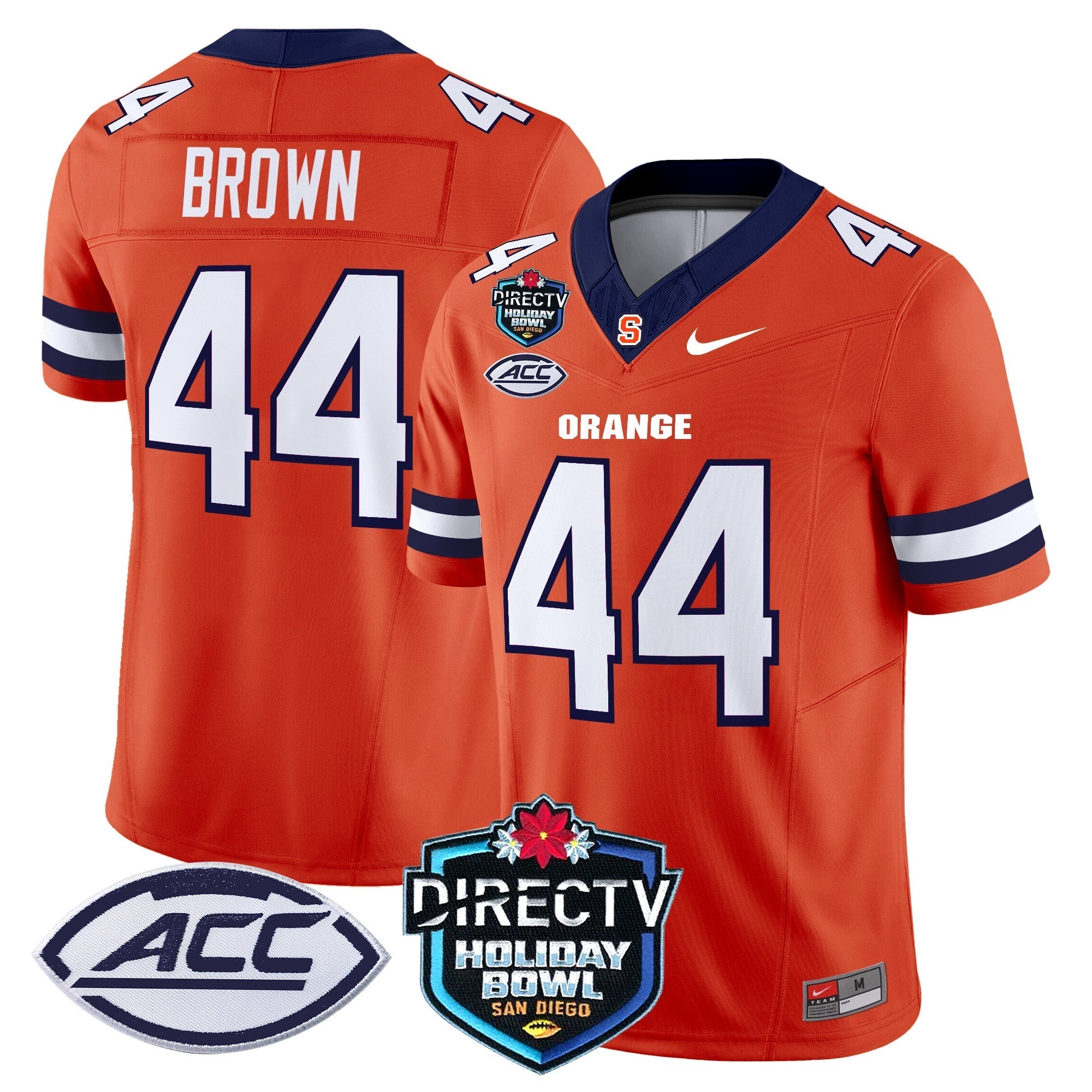 Men Syracuse Orange 2025 Holiday Bowl Patch Vapor Limited Jersey - All Stitched