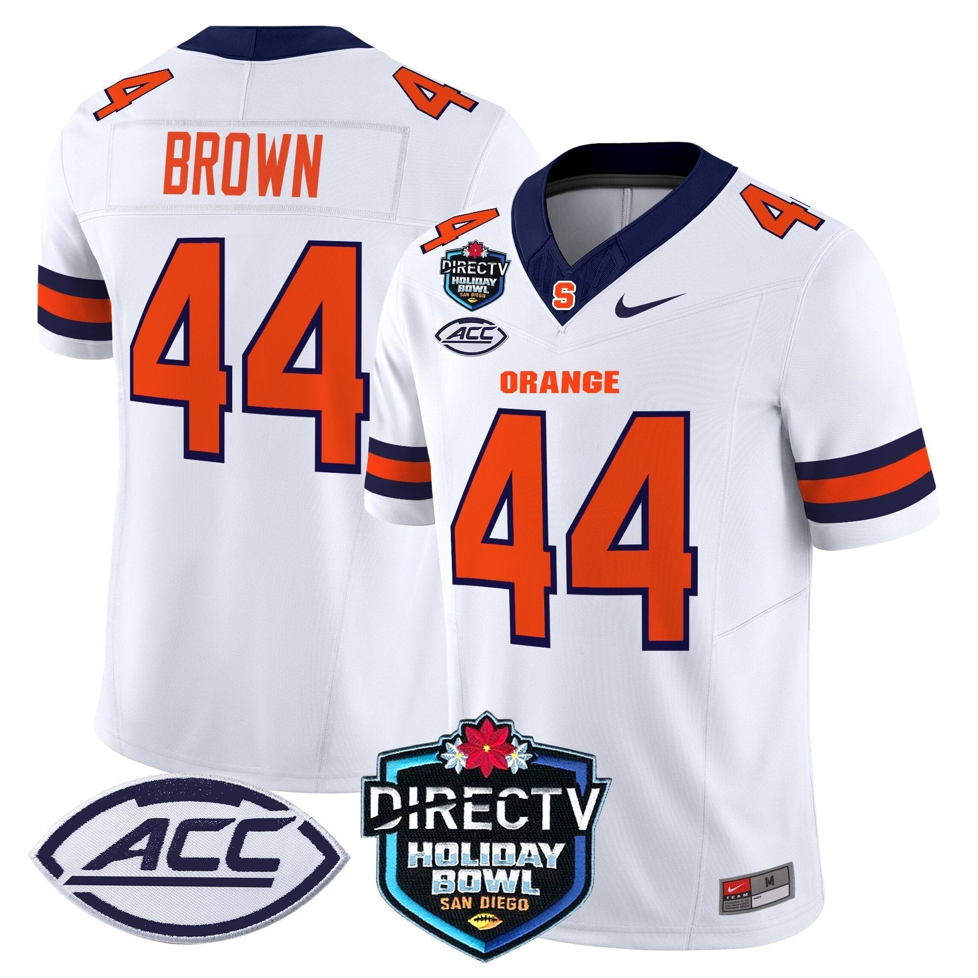 Men Syracuse Orange 2025 Holiday Bowl Patch Vapor Limited Jersey - All Stitched