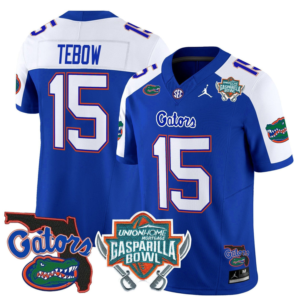 Men Florida Gators 2025 Gasparilla Bowl Patch Vapor Limited Jersey - All Stitched