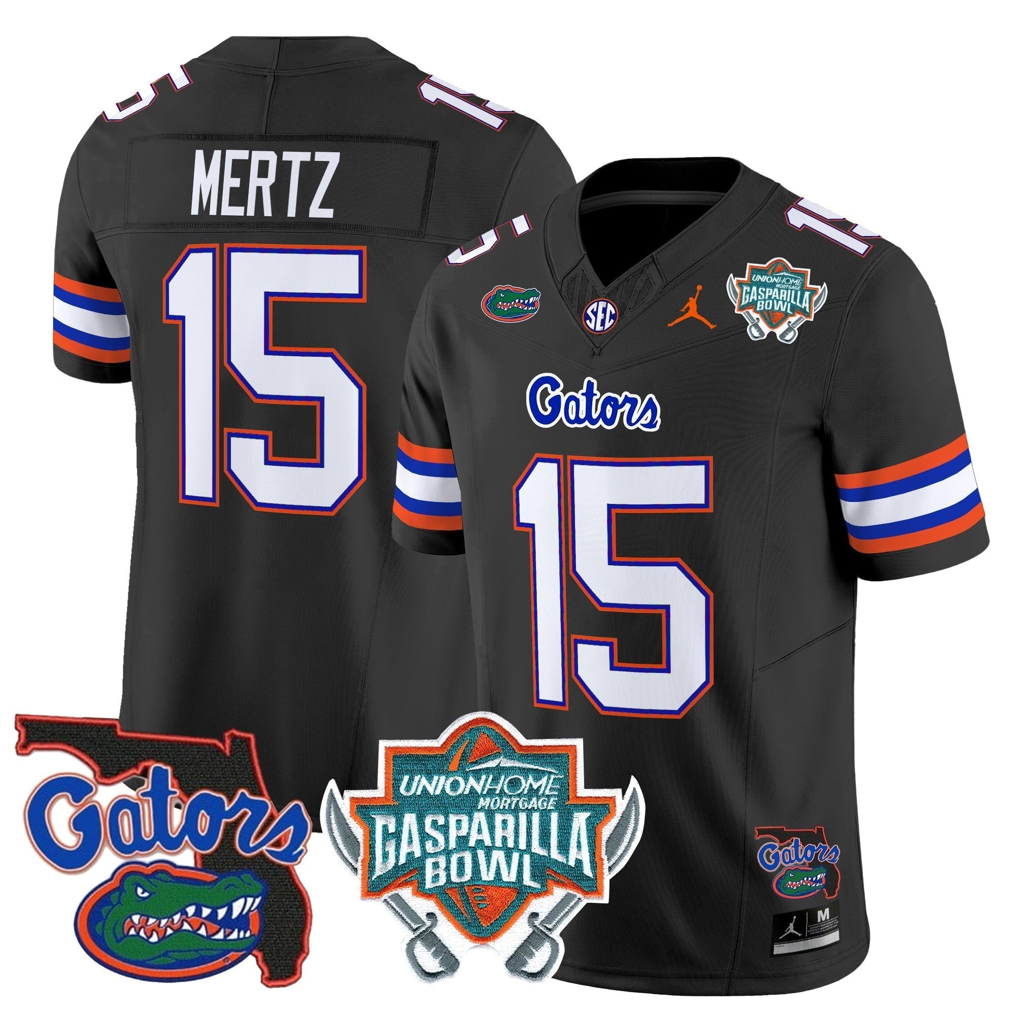 Men Florida Gators 2025 Gasparilla Bowl Patch Vapor Limited Jersey - All Stitched