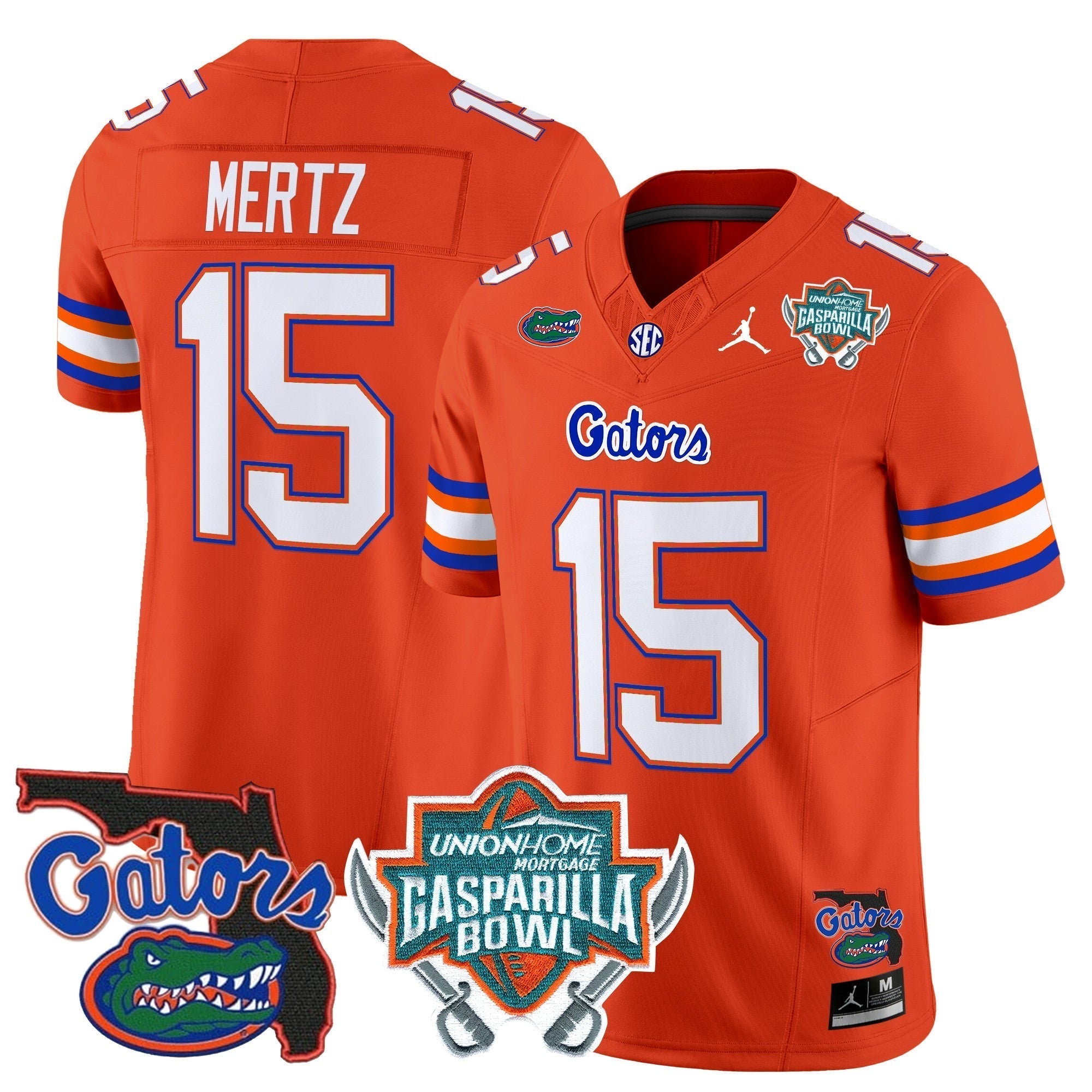 Men Florida Gators 2025 Gasparilla Bowl Patch Vapor Limited Jersey - All Stitched