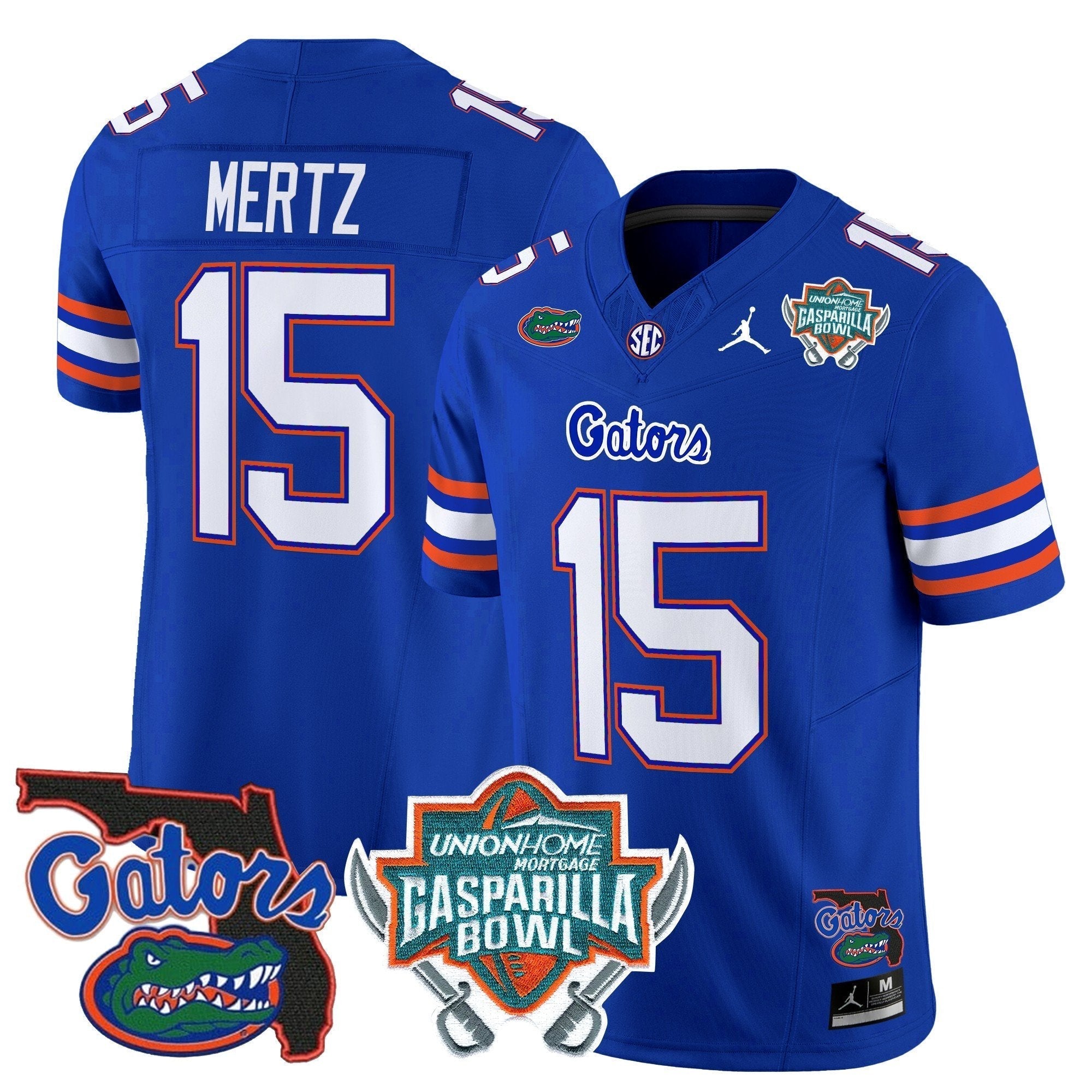 Men Florida Gators 2025 Gasparilla Bowl Patch Vapor Limited Jersey - All Stitched