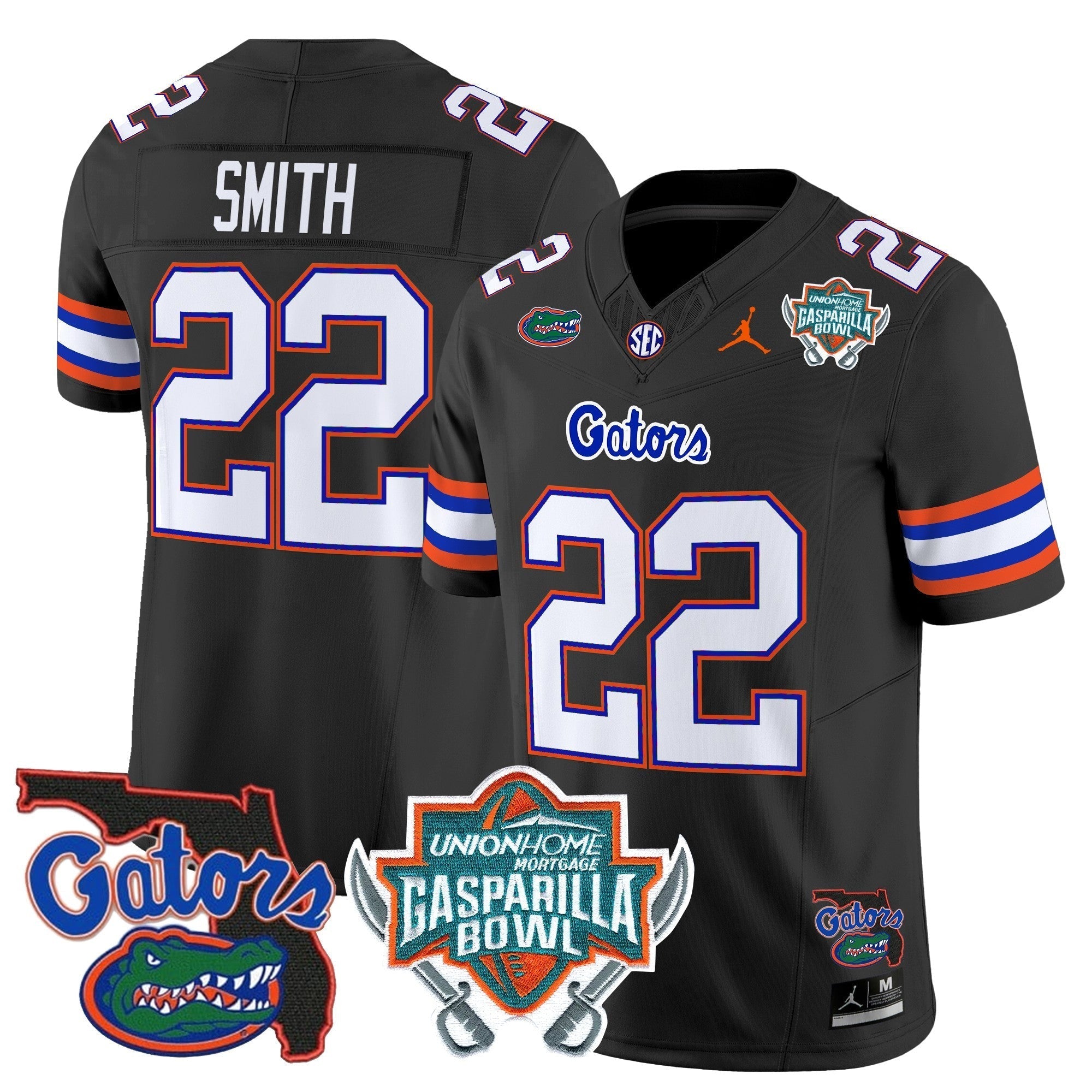 Men Florida Gators 2025 Gasparilla Bowl Patch Vapor Limited Jersey - All Stitched