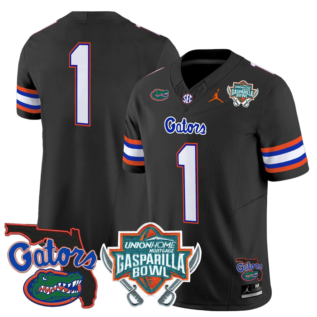 Men Florida Gators 2025 Gasparilla Bowl Patch Vapor Limited Jersey - All Stitched