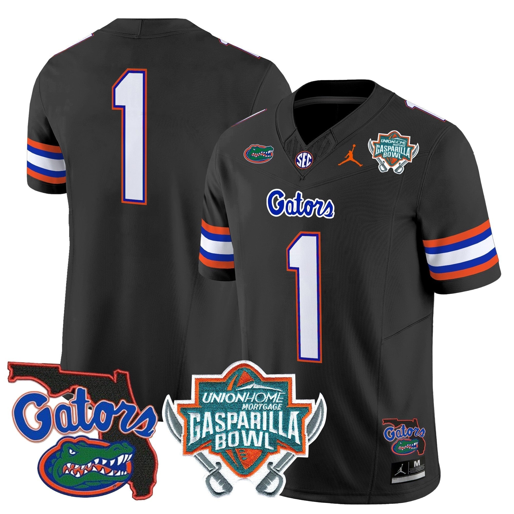 Men Florida Gators 2025 Gasparilla Bowl Patch Vapor Limited Jersey - All Stitched