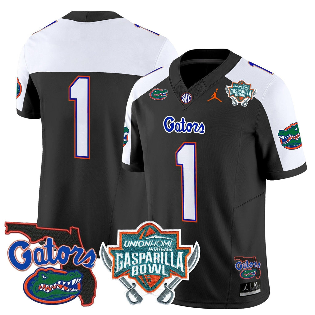 Men Florida Gators 2025 Gasparilla Bowl Patch Vapor Limited Jersey - All Stitched
