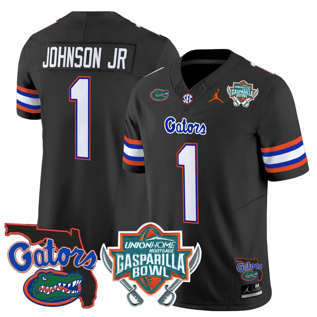 Men Florida Gators 2025 Gasparilla Bowl Patch Vapor Limited Jersey - All Stitched