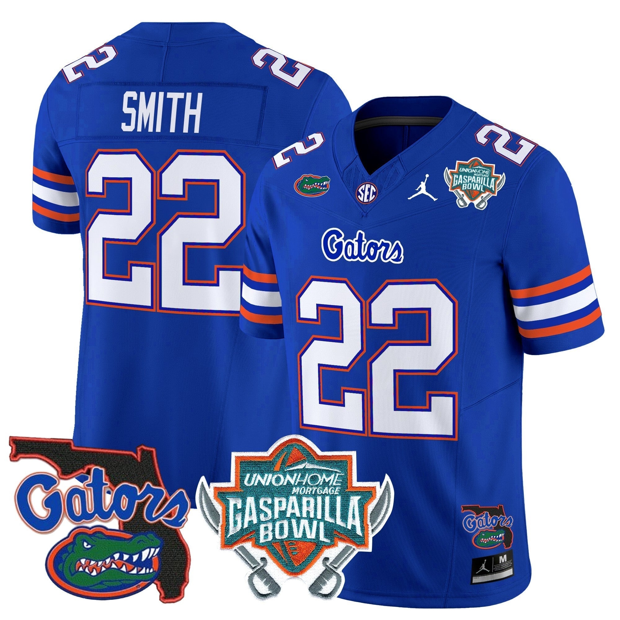 Men Florida Gators 2025 Gasparilla Bowl Patch Vapor Limited Jersey - All Stitched