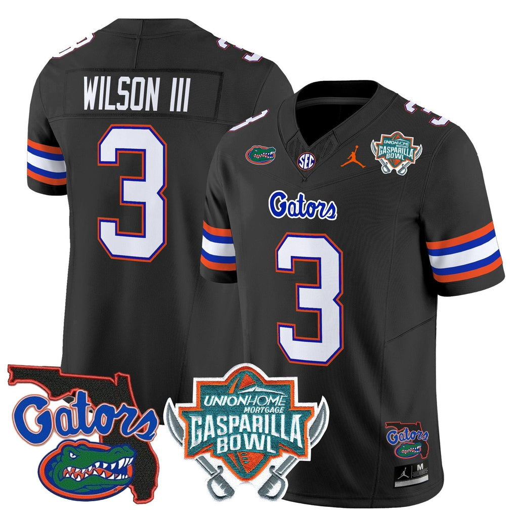 Men Florida Gators 2025 Gasparilla Bowl Patch Vapor Limited Jersey - All Stitched