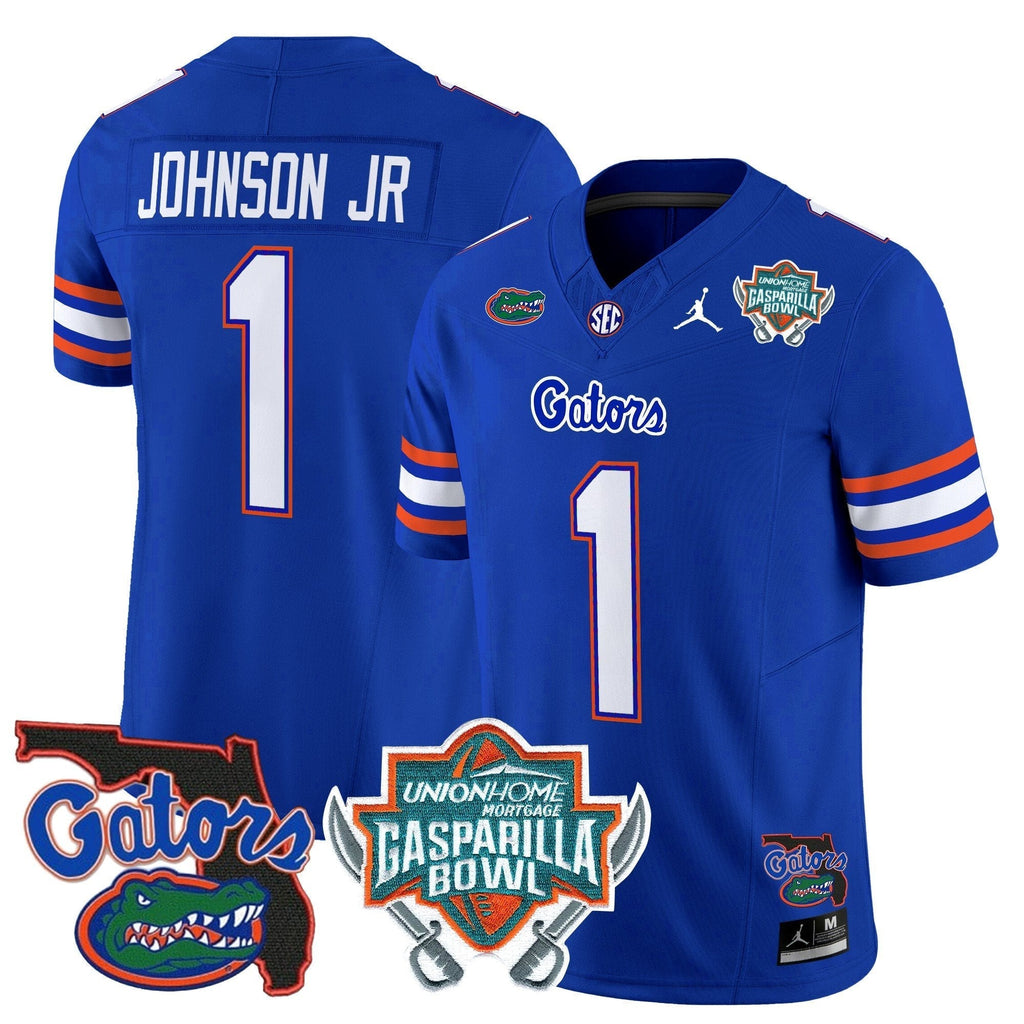 Men Florida Gators 2025 Gasparilla Bowl Patch Vapor Limited Jersey - All Stitched