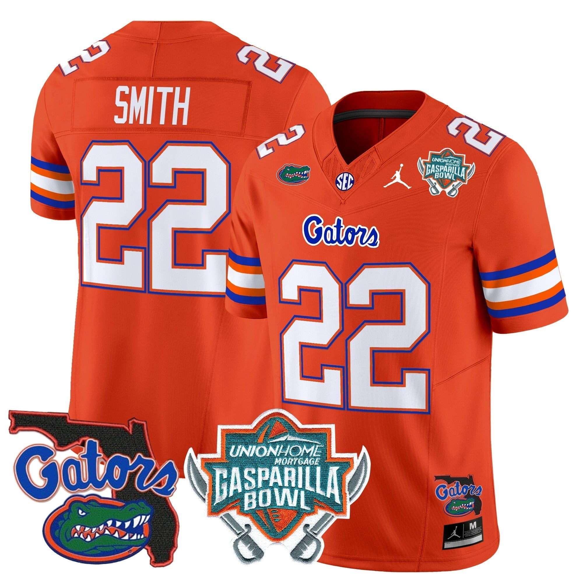 Men Florida Gators 2025 Gasparilla Bowl Patch Vapor Limited Jersey - All Stitched