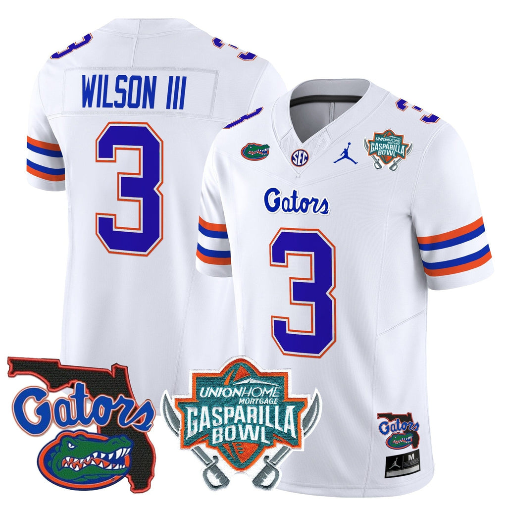 Men Florida Gators 2025 Gasparilla Bowl Patch Vapor Limited Jersey - All Stitched