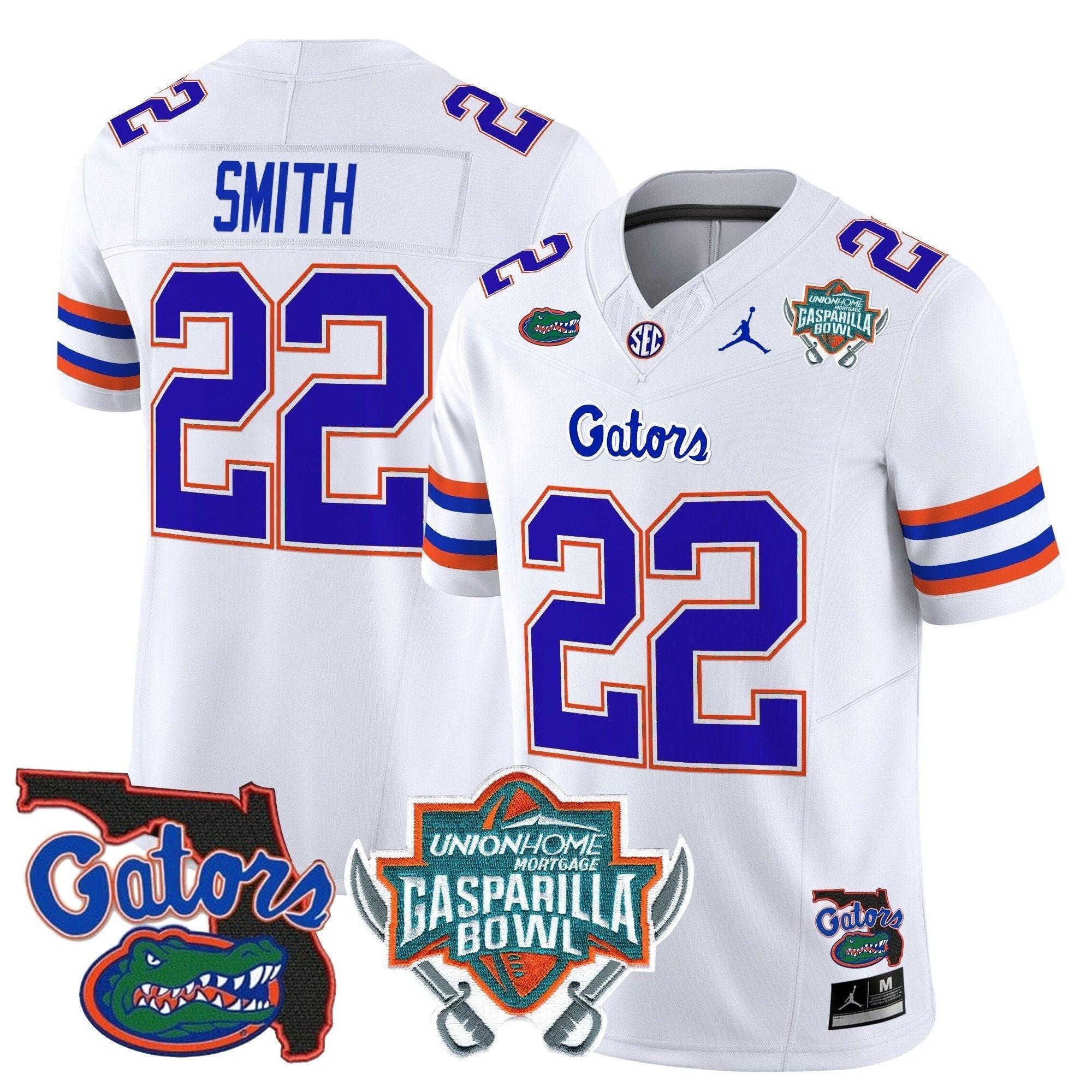 Men Florida Gators 2025 Gasparilla Bowl Patch Vapor Limited Jersey - All Stitched