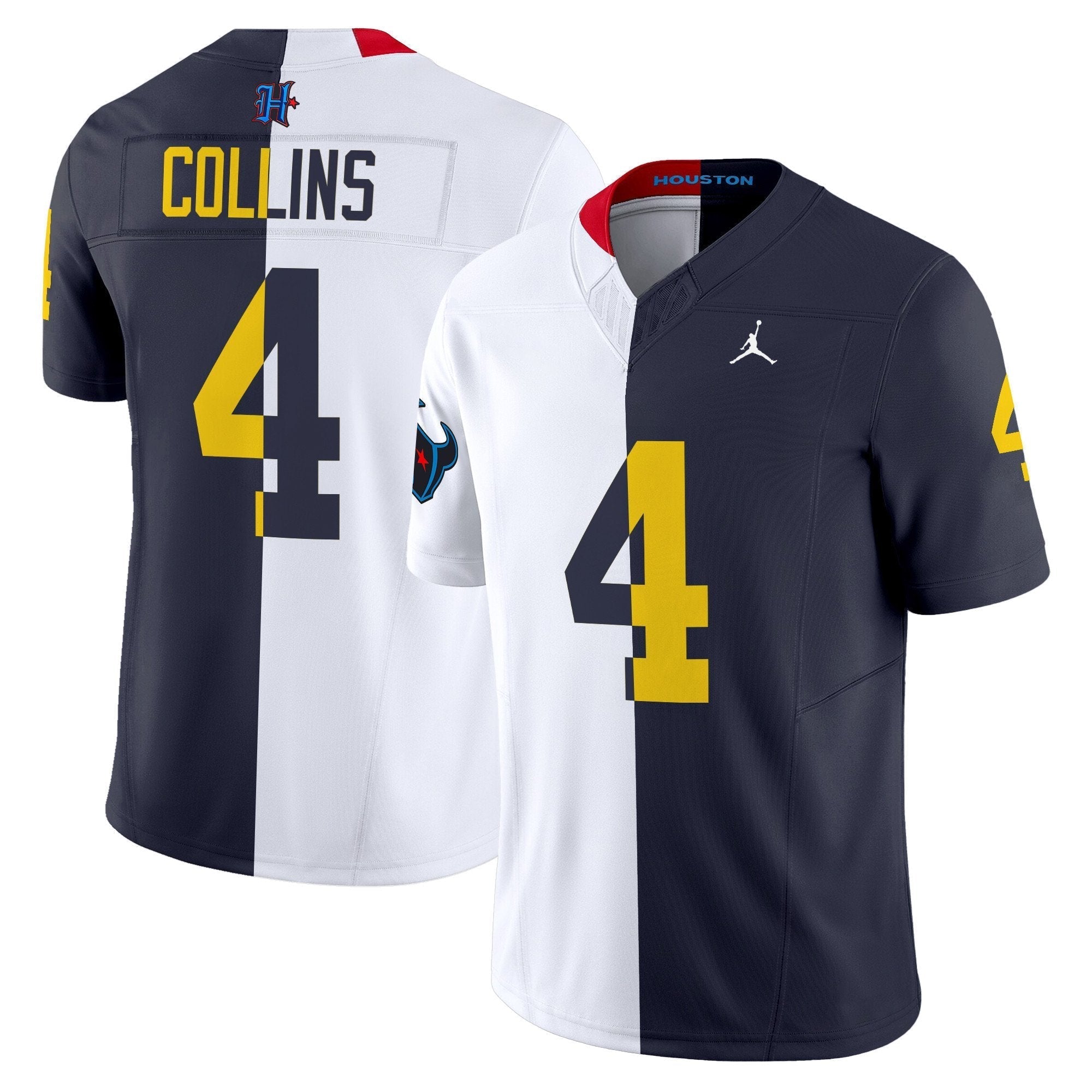 Men Michigan Wolverines Split Vapor Limited Jersey - All Stitched