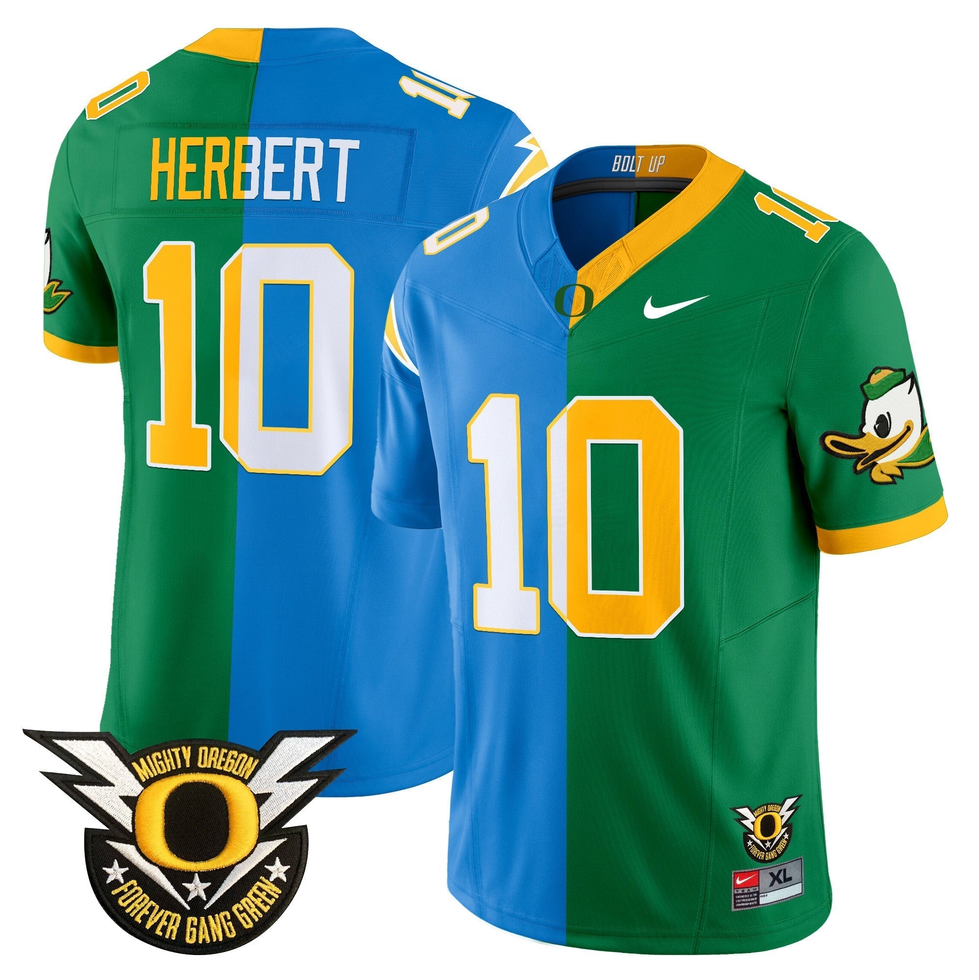 Men Oregon Ducks Split Vapor Limited Jersey - All Stitched