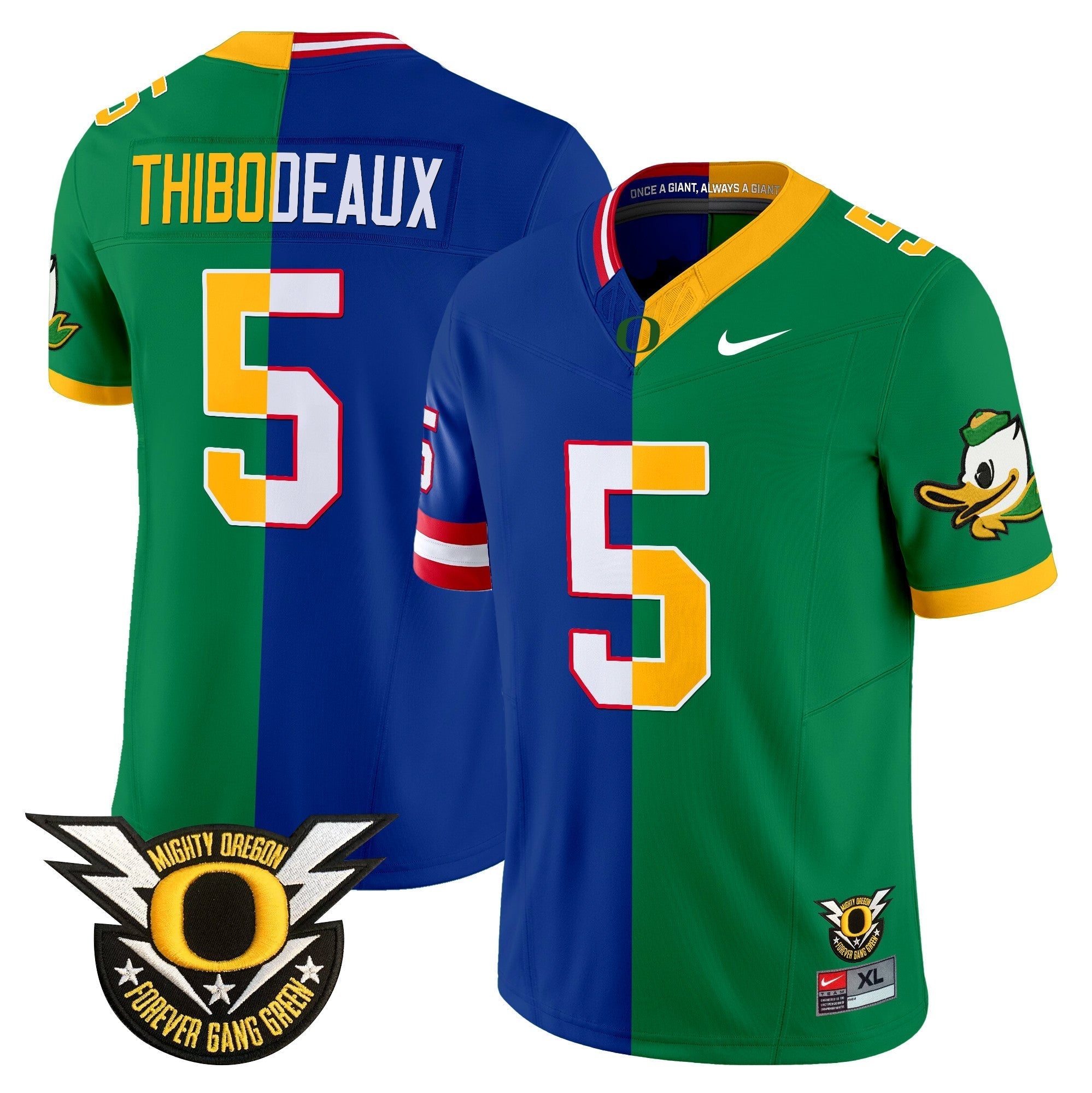 Men Oregon Ducks Split Vapor Limited Jersey - All Stitched