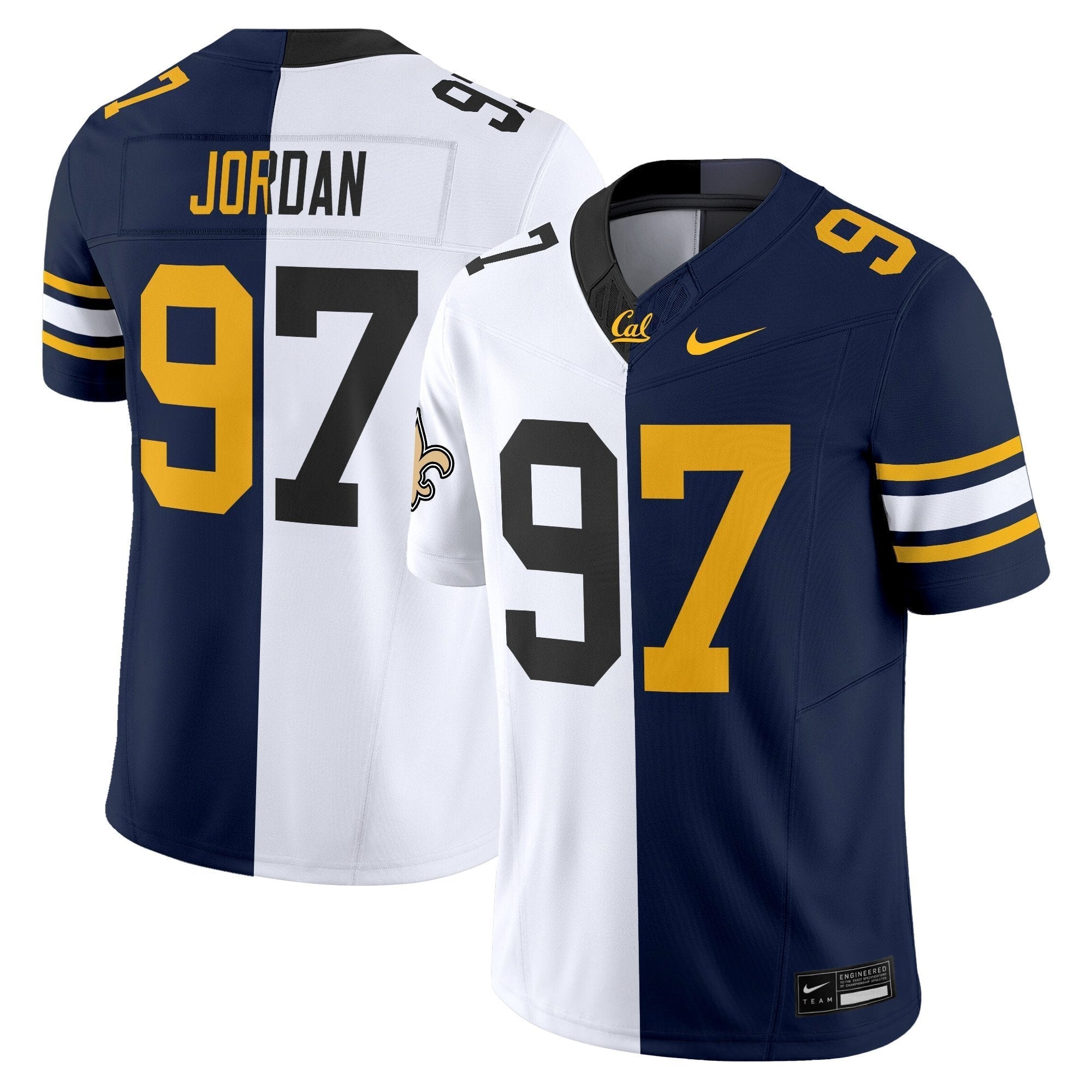 Men California Golden Bears Split Vapor Limited Jersey - All Stitched