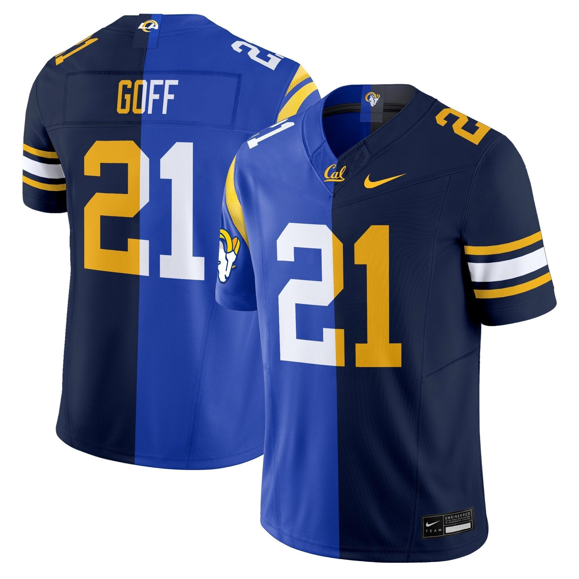 Men California Golden Bears Split Vapor Limited Jersey - All Stitched