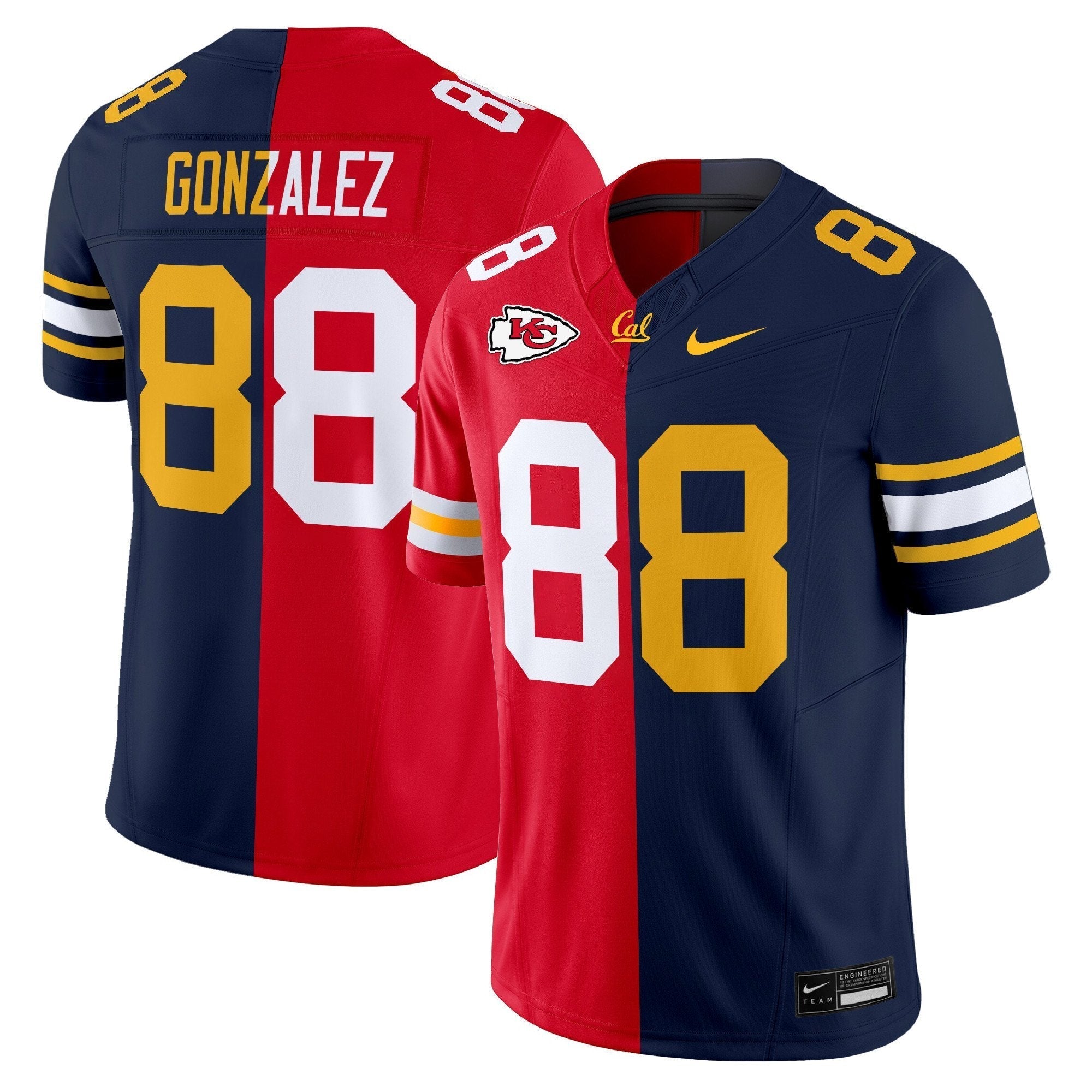 Men California Golden Bears Split Vapor Limited Jersey - All Stitched