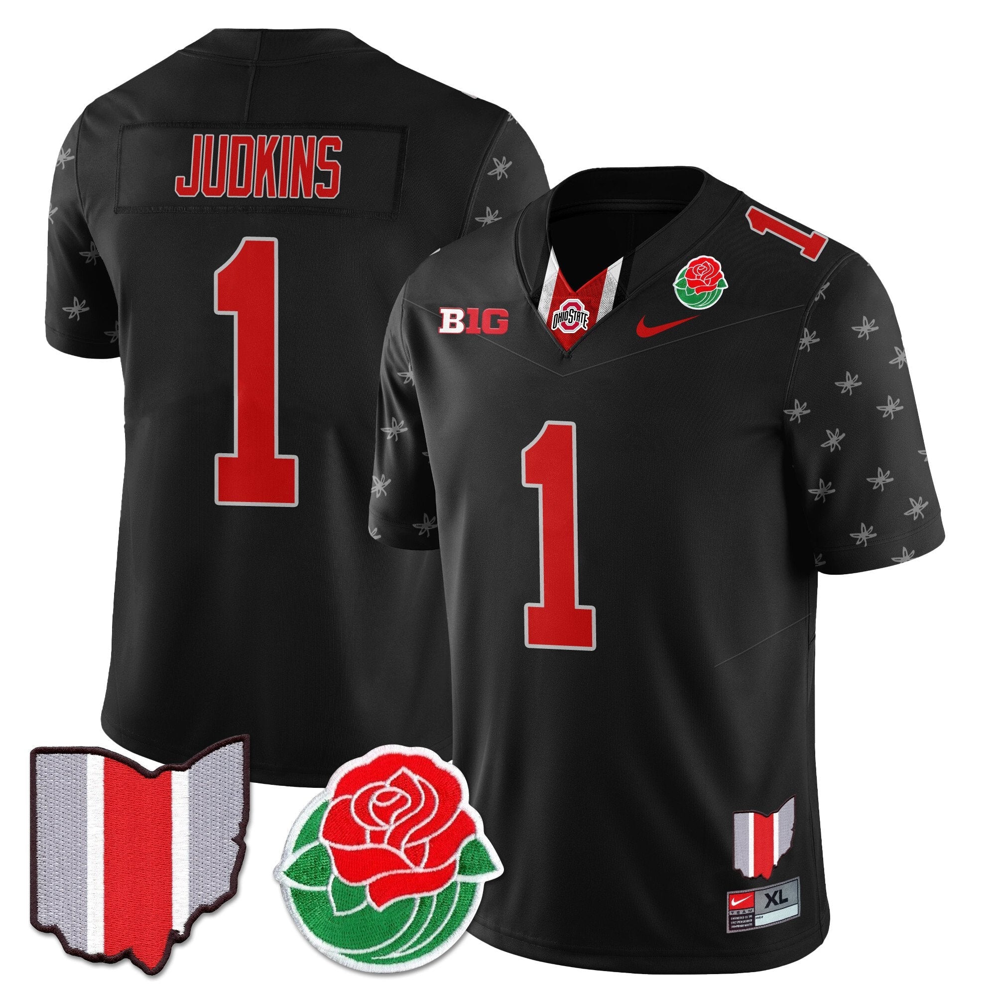 Men Ohio State Buckeyes 2024 Rose Bowl Jersey - All Stitched