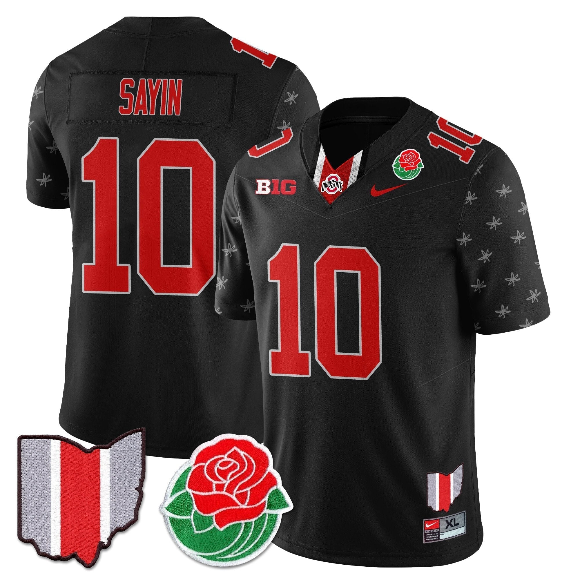 Men Ohio State Buckeyes 2024 Rose Bowl Jersey - All Stitched