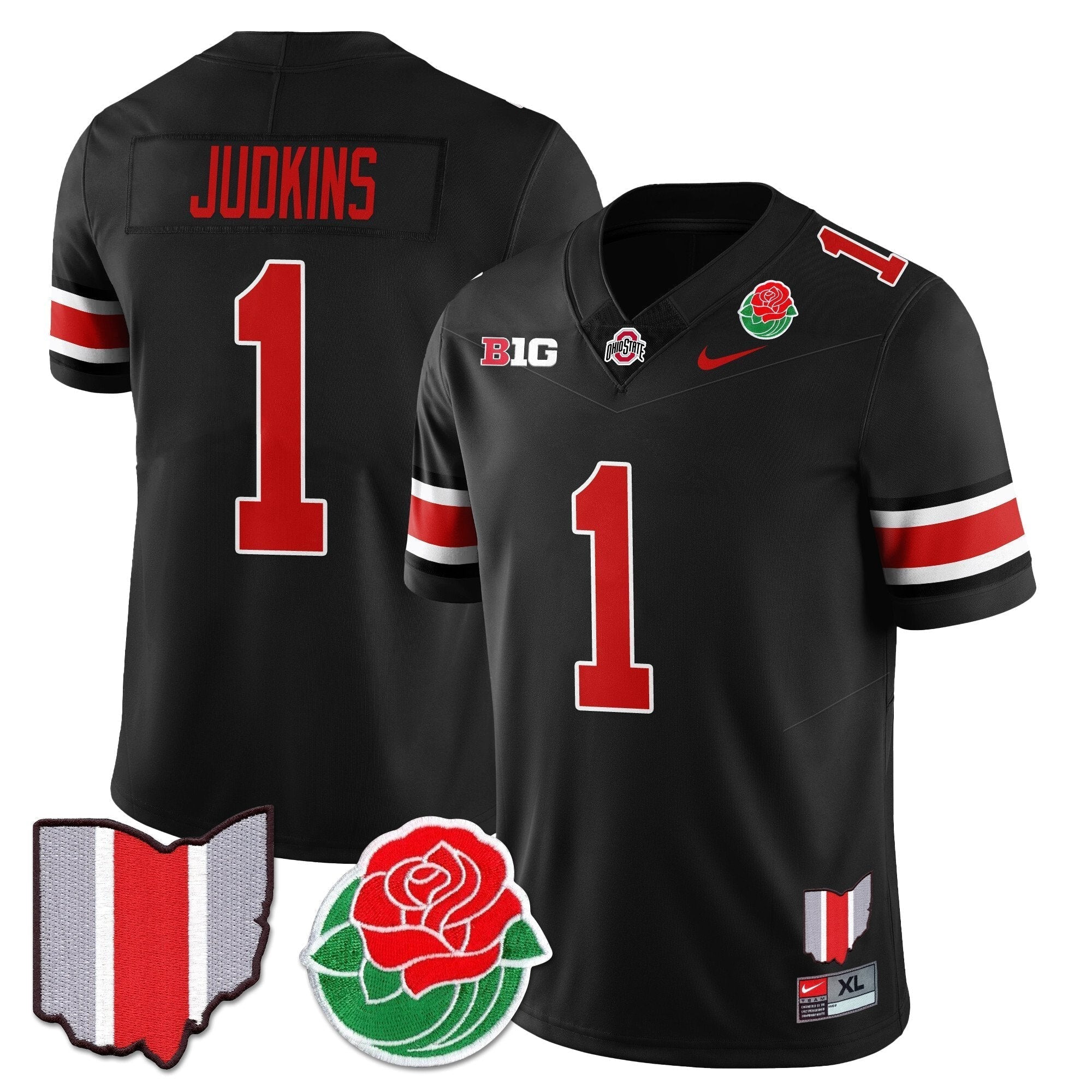 Men Ohio State Buckeyes 2024 Rose Bowl Jersey - All Stitched