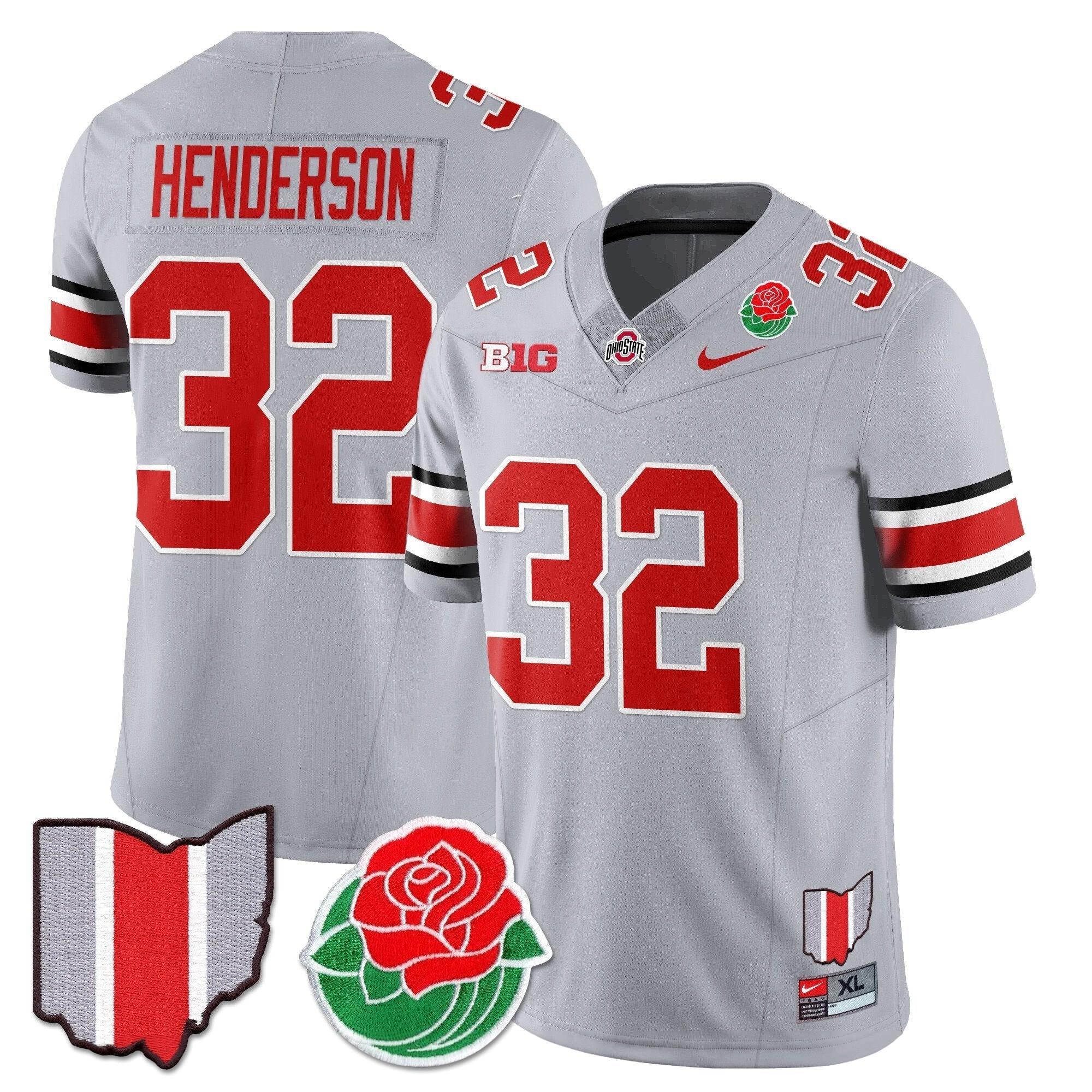 Men Ohio State Buckeyes 2024 Rose Bowl Jersey - All Stitched