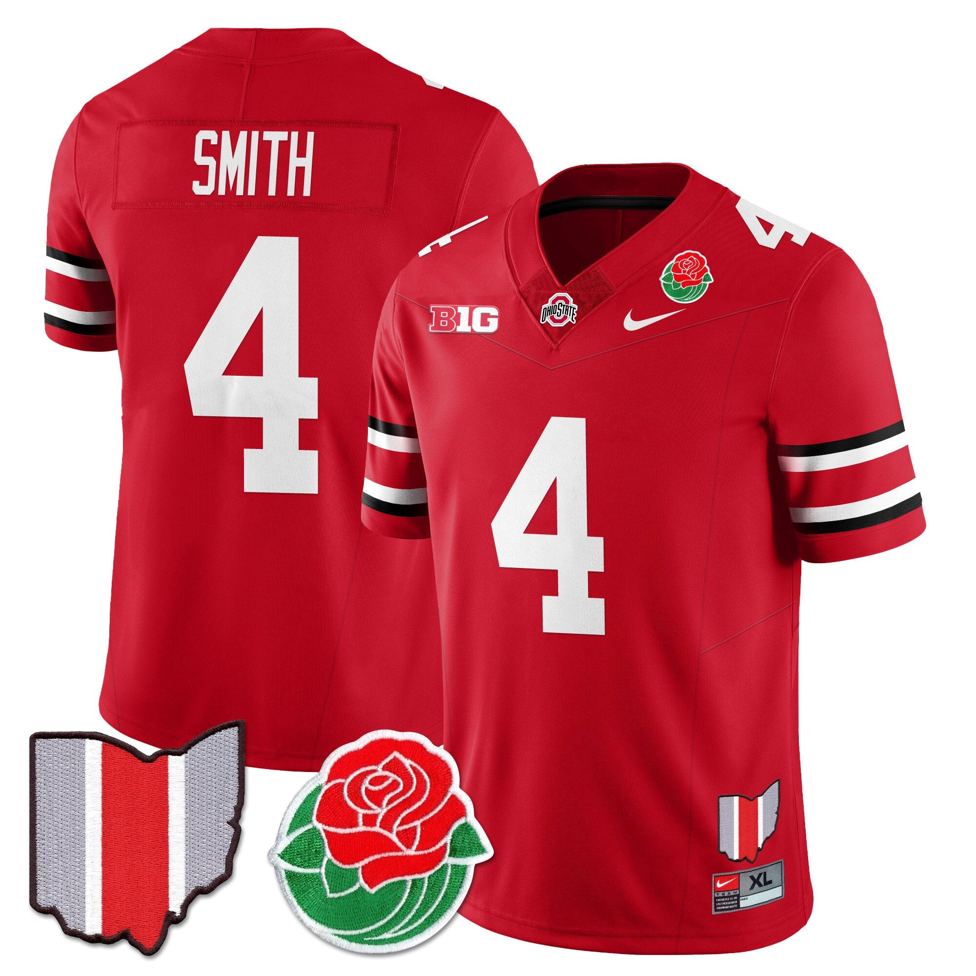 Men Ohio State Buckeyes 2024 Rose Bowl Jersey - All Stitched