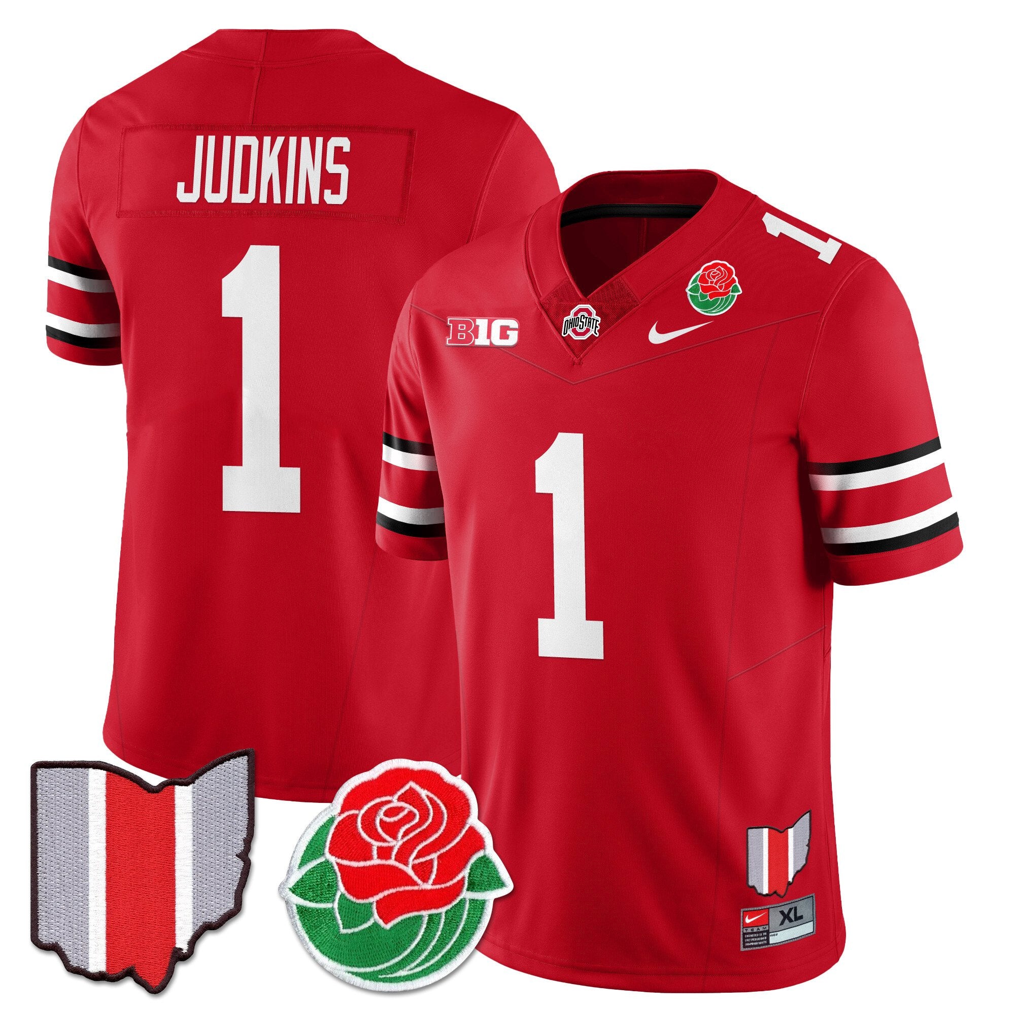 Men Ohio State Buckeyes 2024 Rose Bowl Jersey - All Stitched