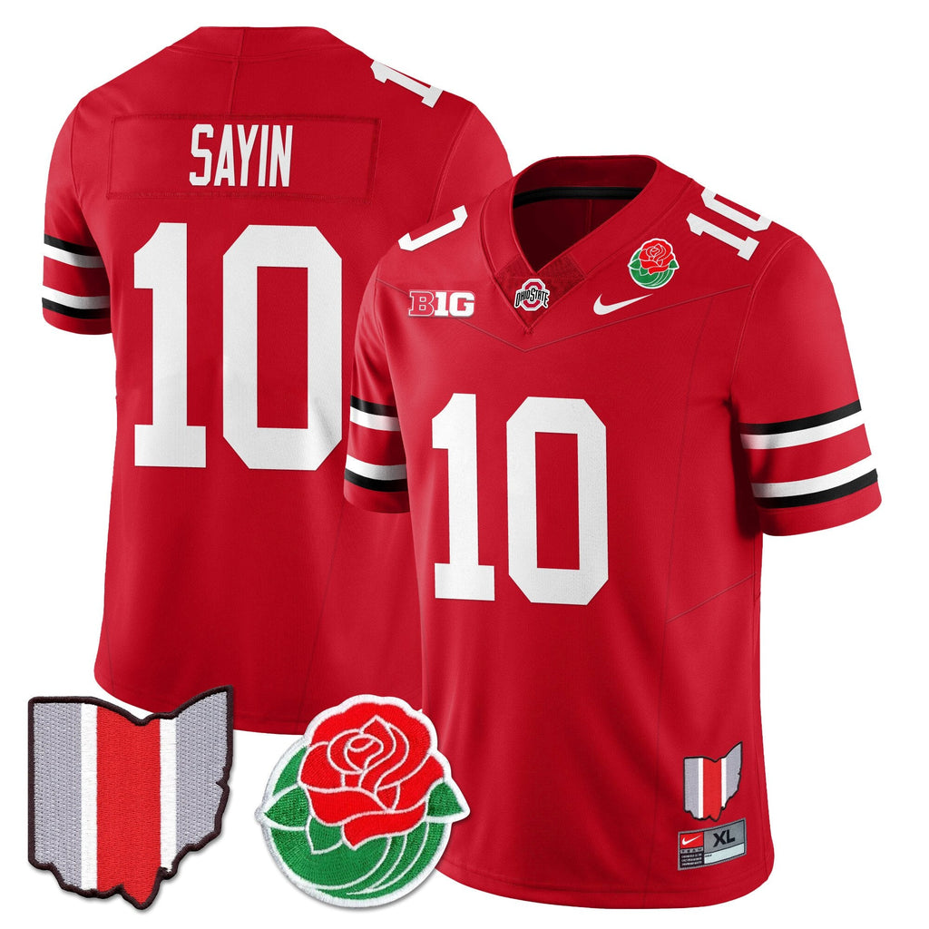 Men Ohio State Buckeyes 2024 Rose Bowl Jersey - All Stitched