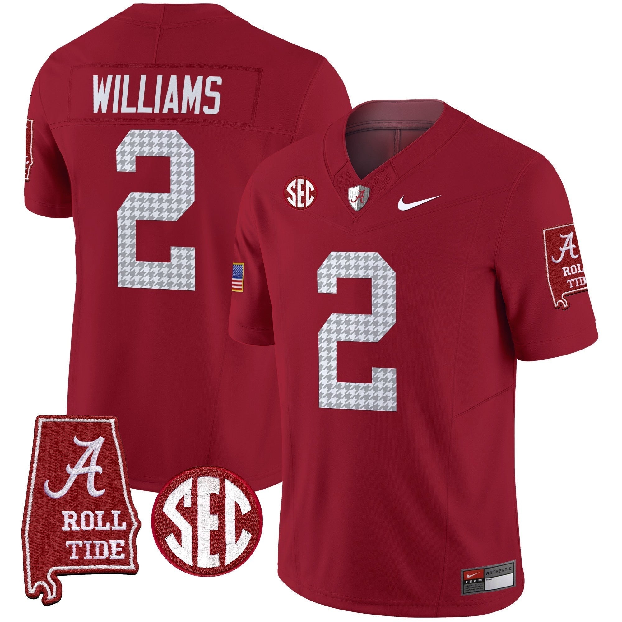 Men Alabama Crimson Tide Pro Combat Vapor Limited Jersey - All Stitched
